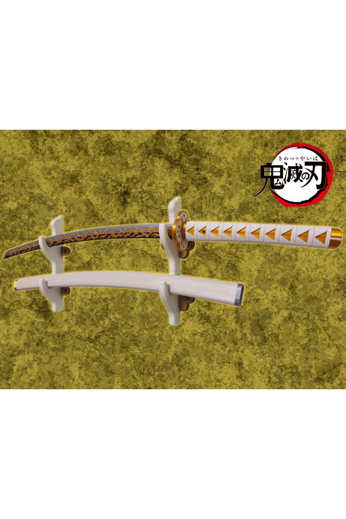 NOMOTHETIC Demon Slayer Zenitsu Kılıcı Özel Tasarım Figür - Kınısı Dahil