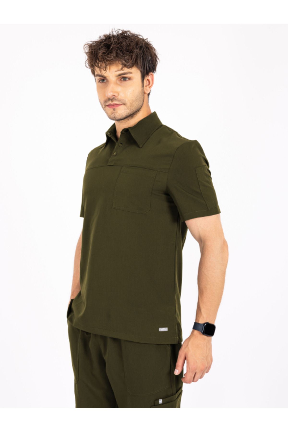 VITA UNIFORM Polo Yakalı VITA Scrubs Medikal Forma Erkek Üst Giyim