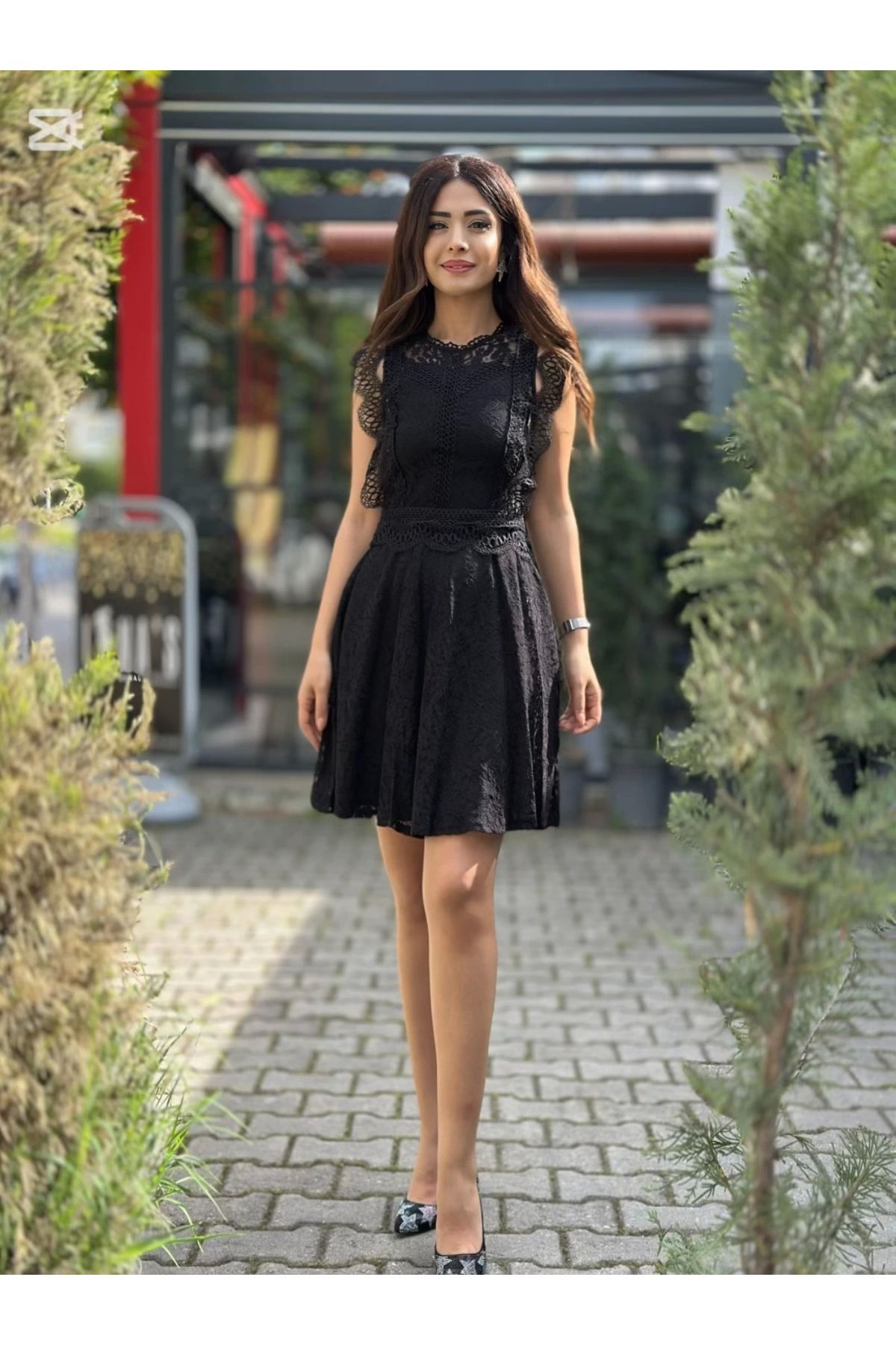 Style GÜPÜR DETAYLI ELBİSE