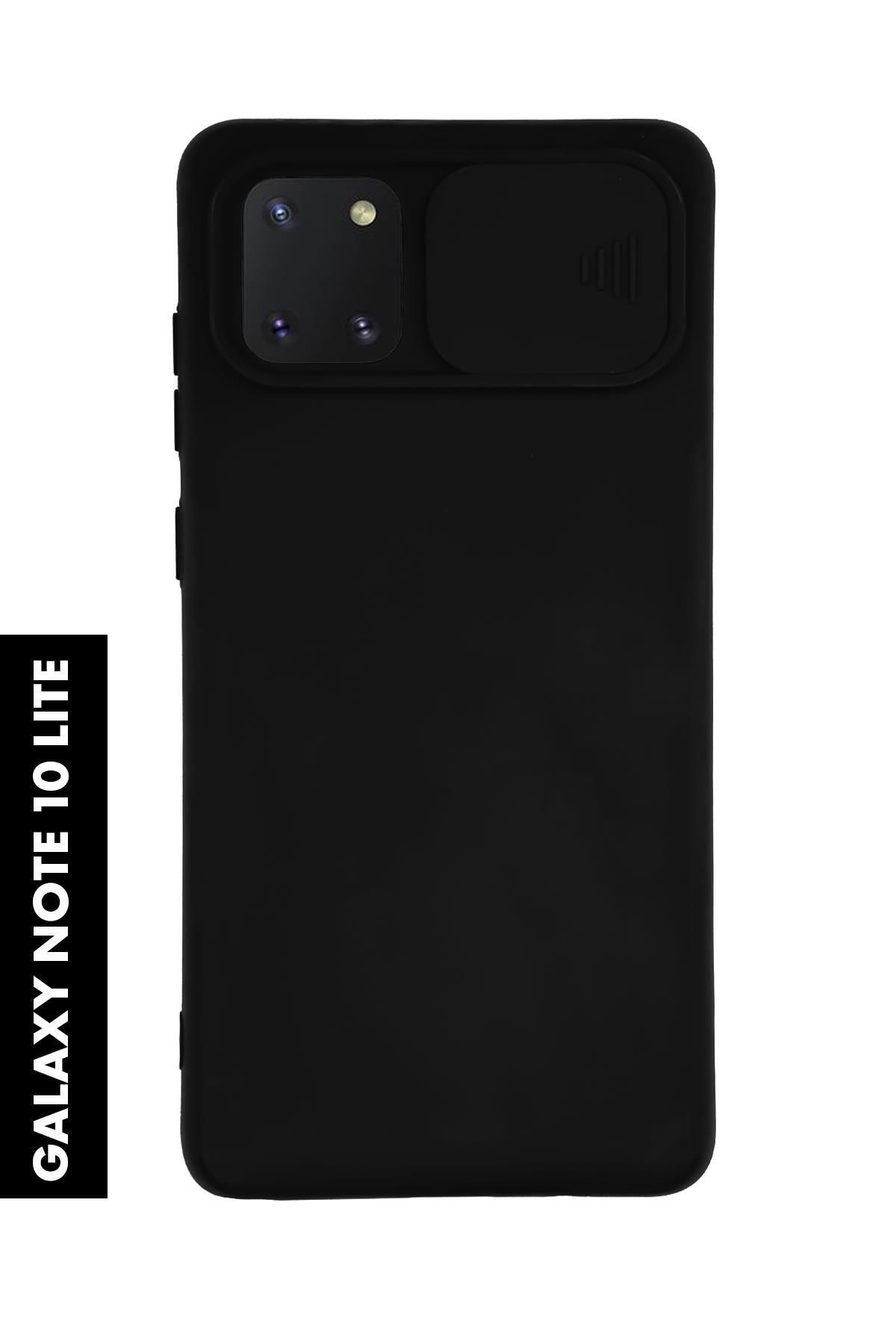 mooodcase Samsung Note 10 Lite Uyumlu Slider Kamera Korumalı Telefon Kılıfı