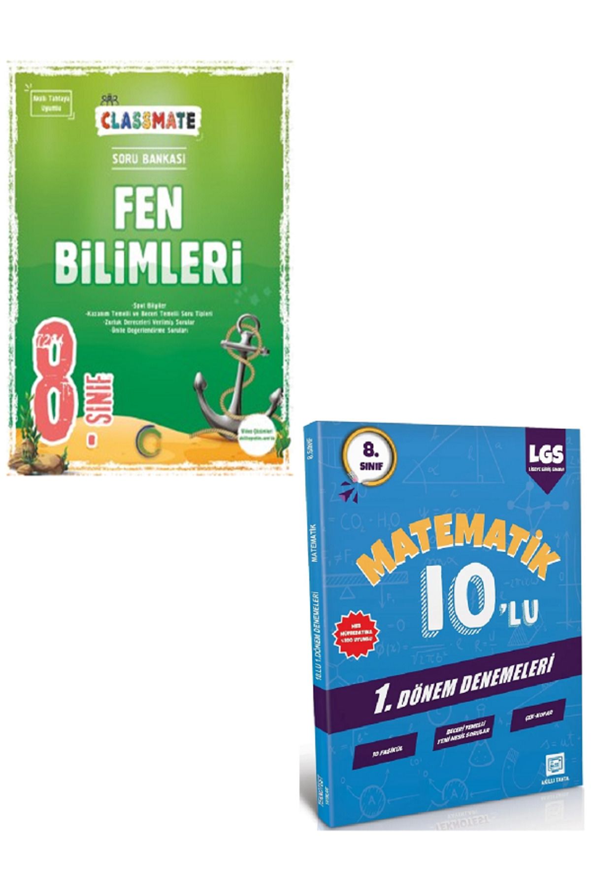 Efsane Yayınları 8.Sınıf Okyanus Classmate Fen Bilimleri Soru Bankası / 10'Lu Matematik Deneme HEDİYE - 2 KİTAP