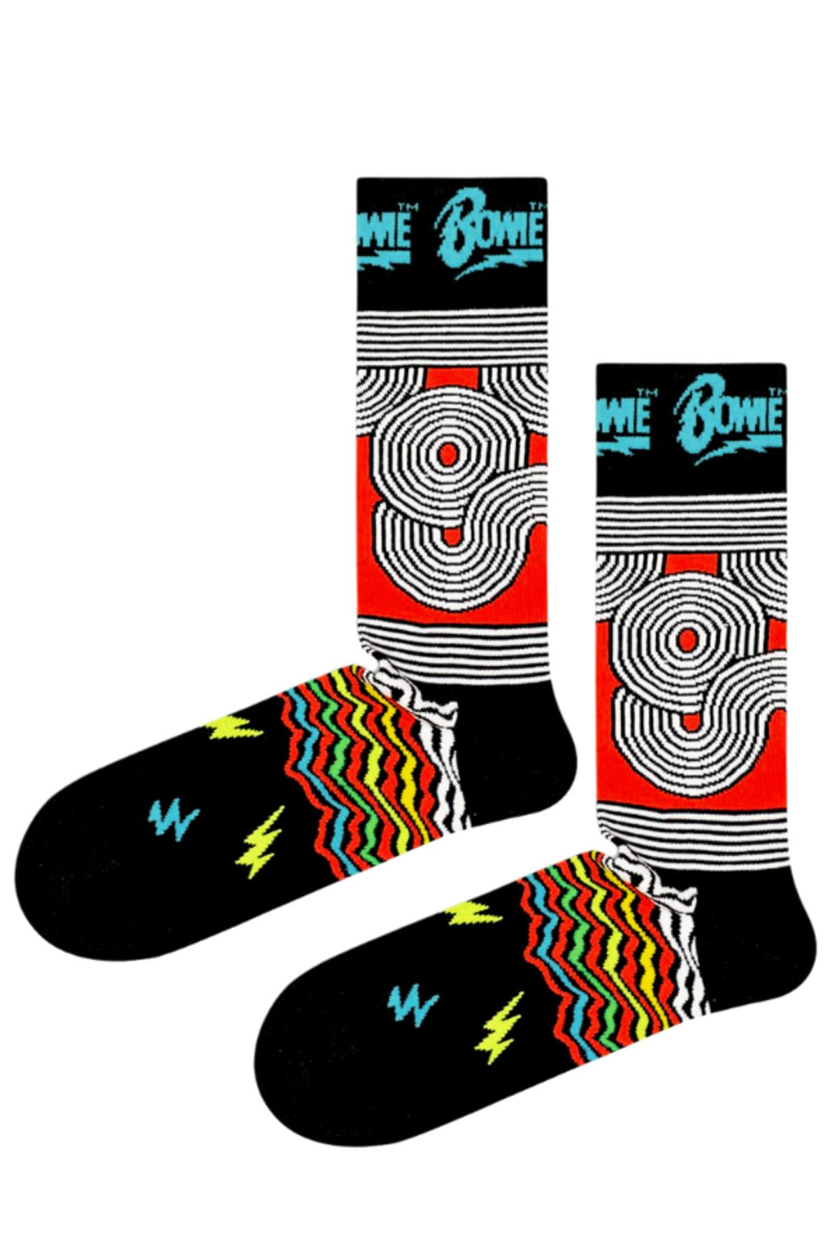 Shuttle Park Özel Seri Happy Spiral Renkli Socks Desenli Eğlenceli Rahat Tasarım Tarz Soket Dikişsiz Çoraplar