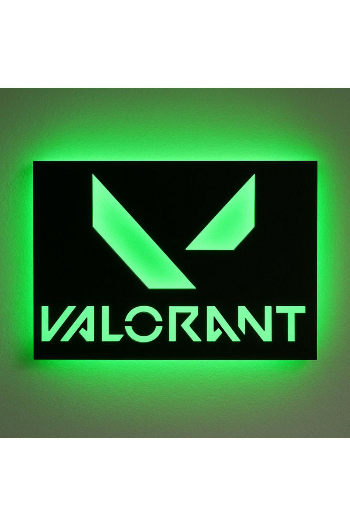 Valorant LED Işıklı Duvar Tablosu