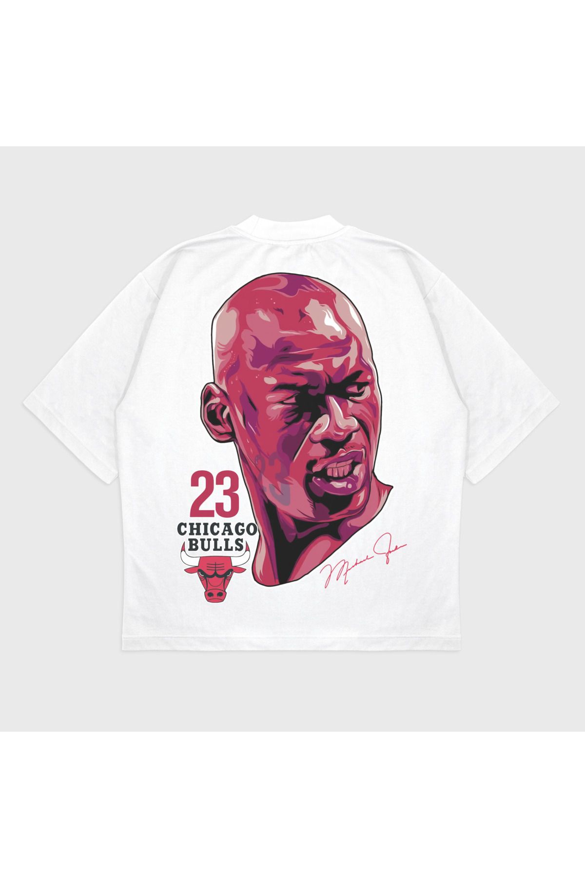 PAİN Oversize 'Jordan 23' Baskılı T-Shırt