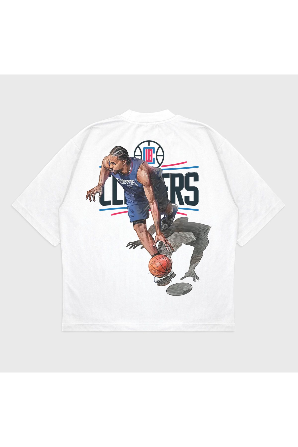 PAİN Oversize 'Kawhi Leonard' Baskılı T-Shırt