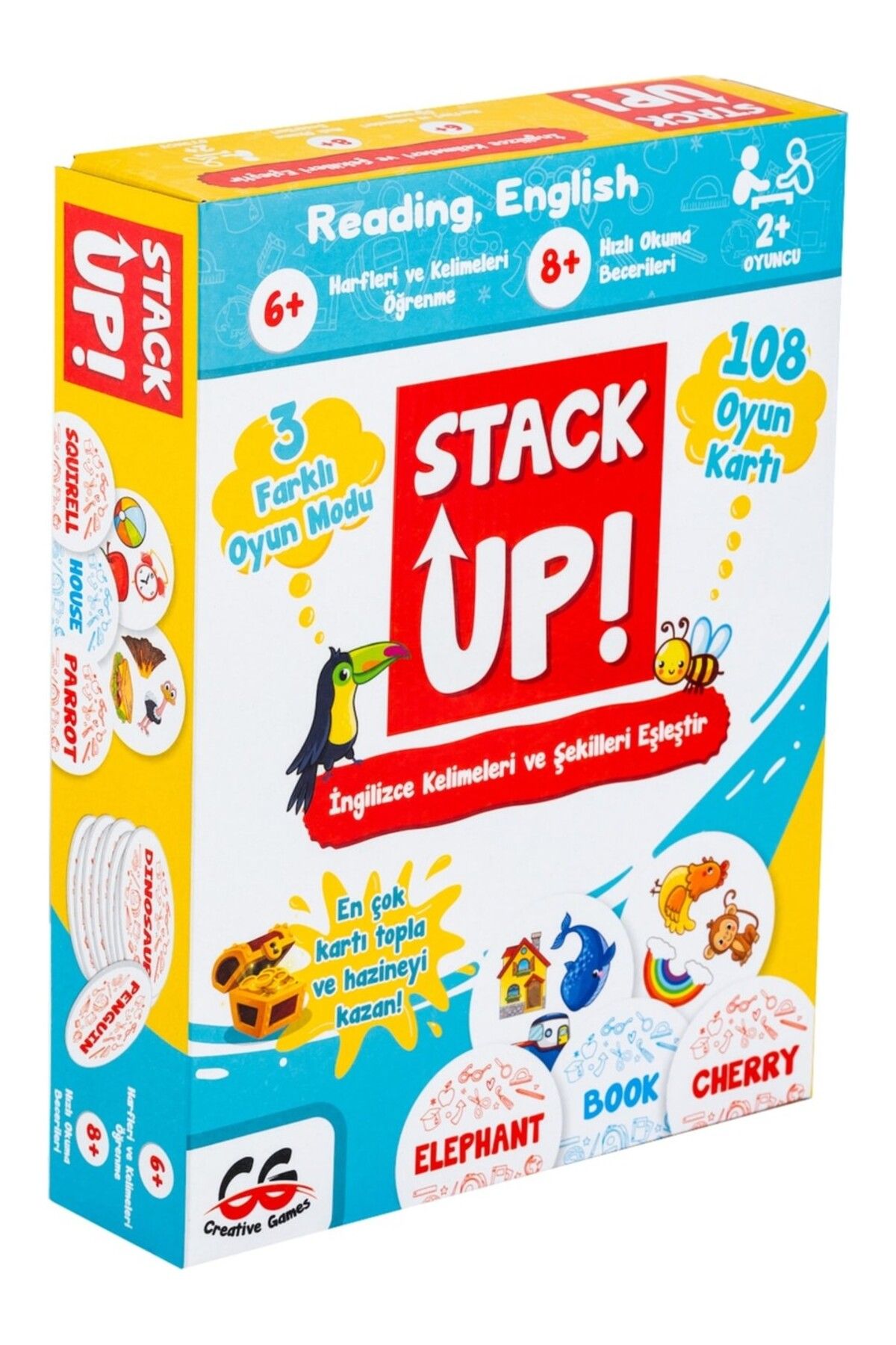 Online Ceco toys Stack Up! Ingilizce Kelime ve Şekil Kutu Oyunu