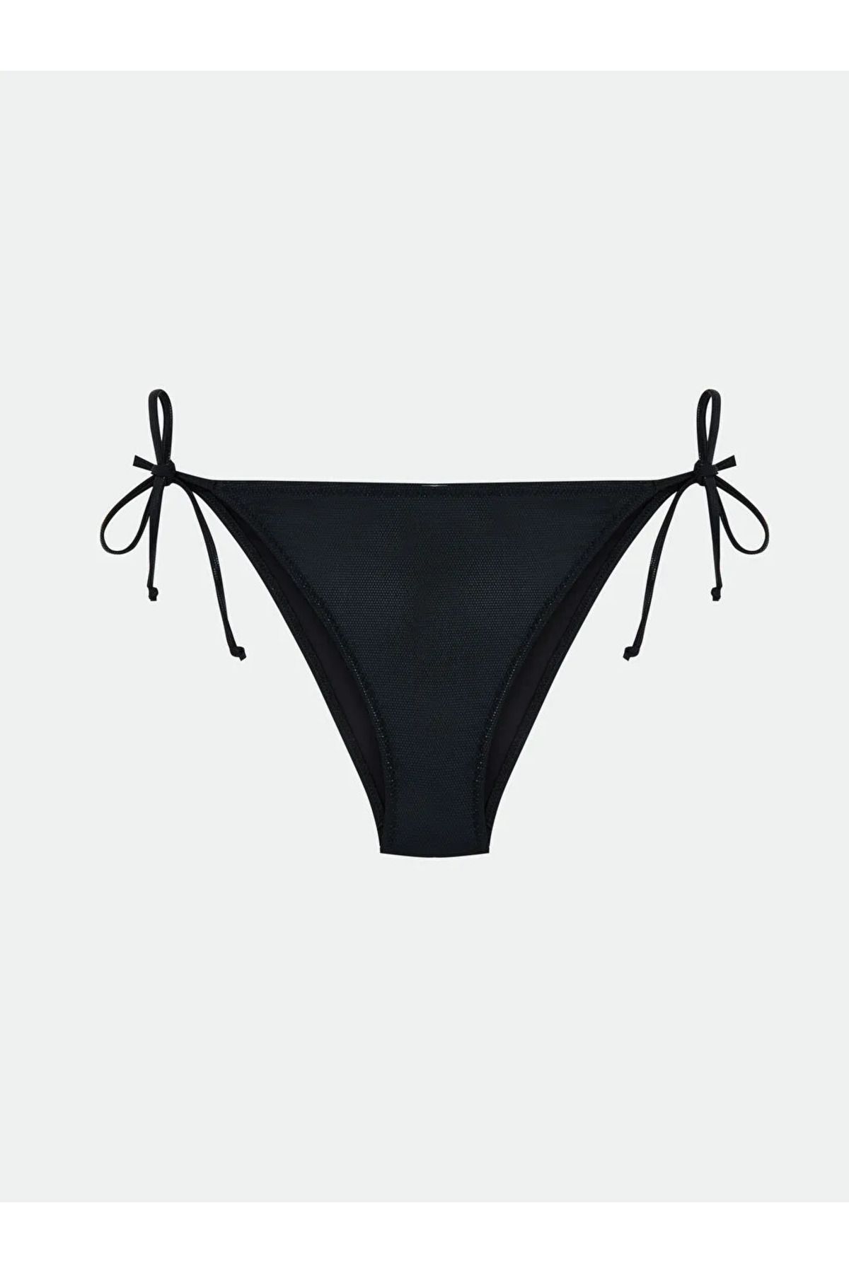 LC Waikiki LCW DREAM Siyah Düz Bağlama Detaylı Kadın Bikini Alt