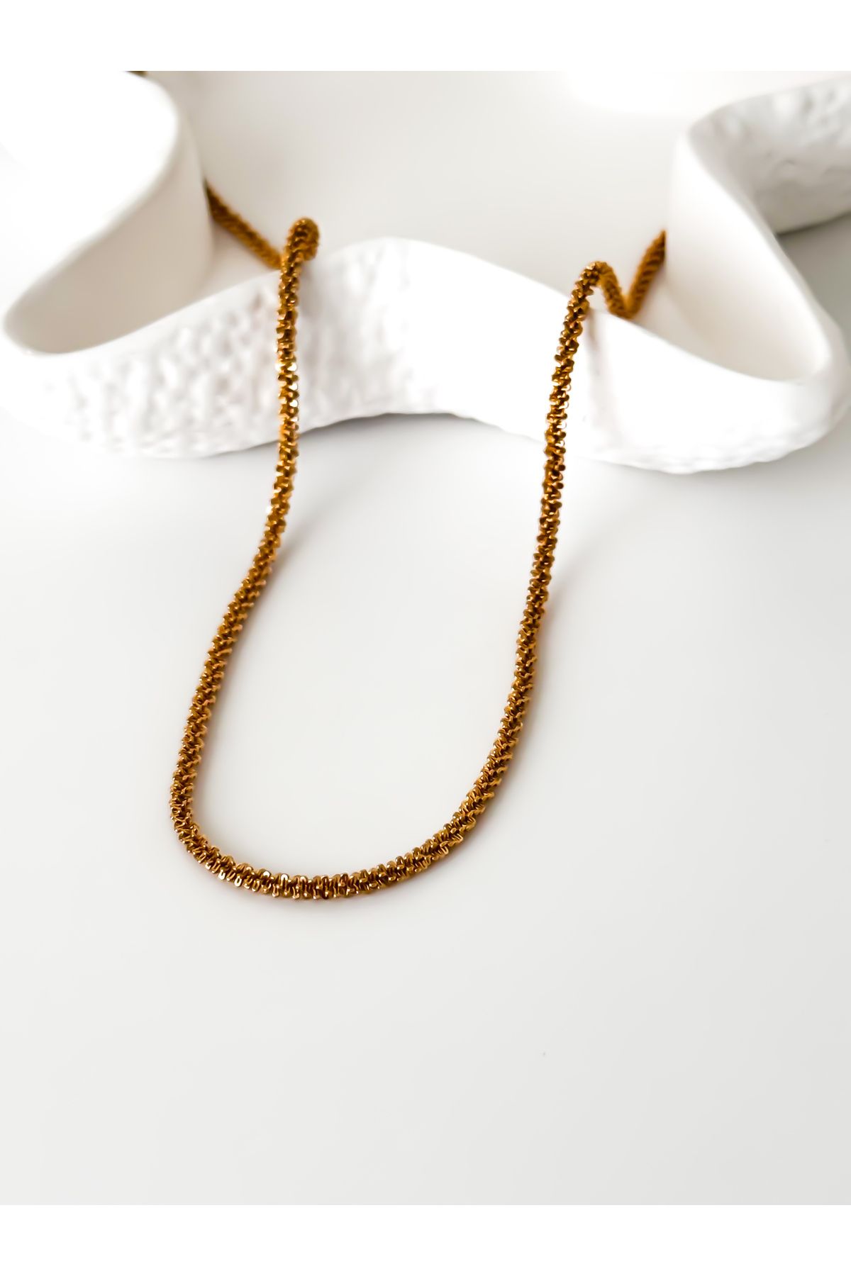 Vin Atelier Stainless Steel Luna Necklace | Çelik Zincir Kolye