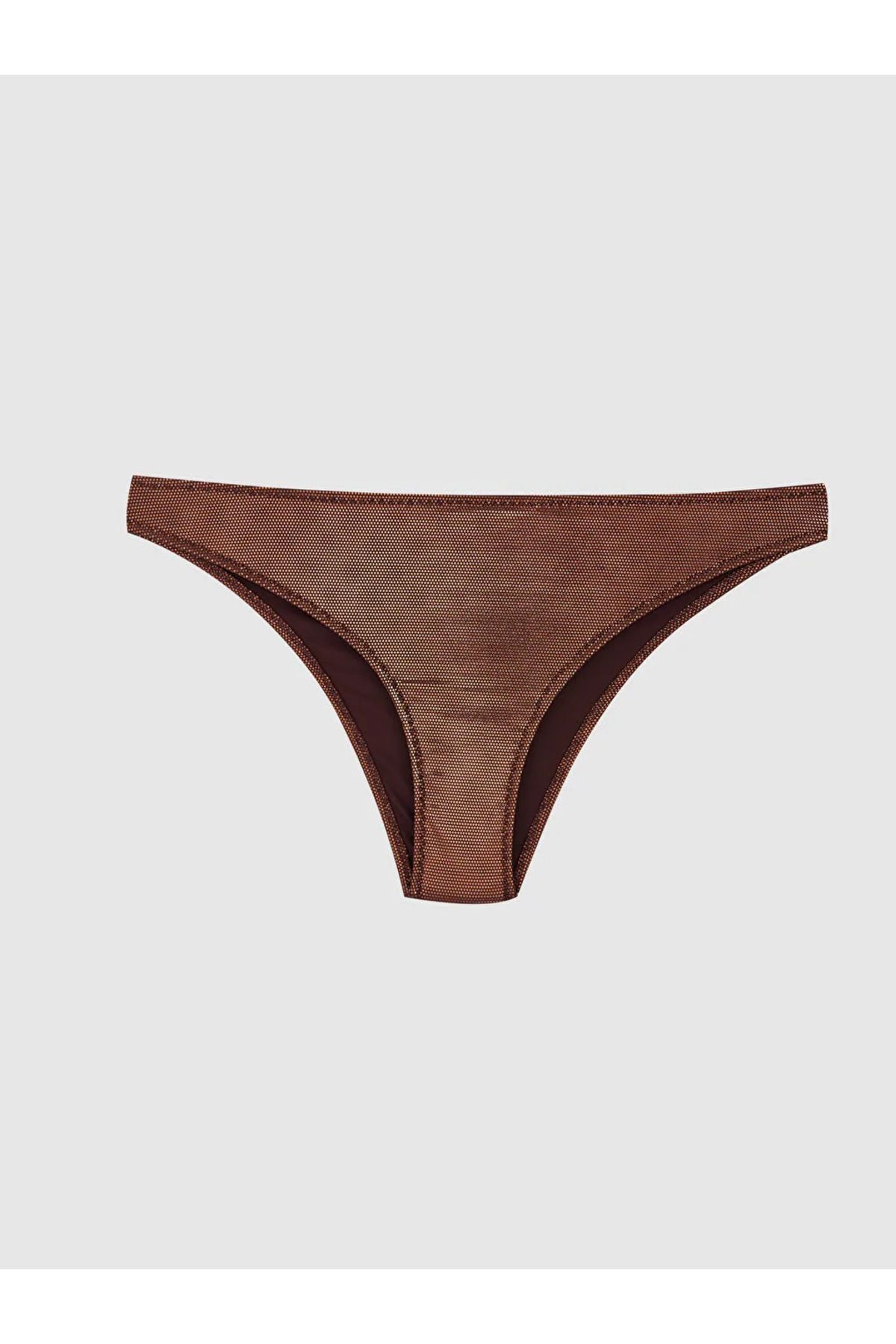 LC Waikiki LCW DREAM Kahverengi Desenli Kadın Bikini Alt