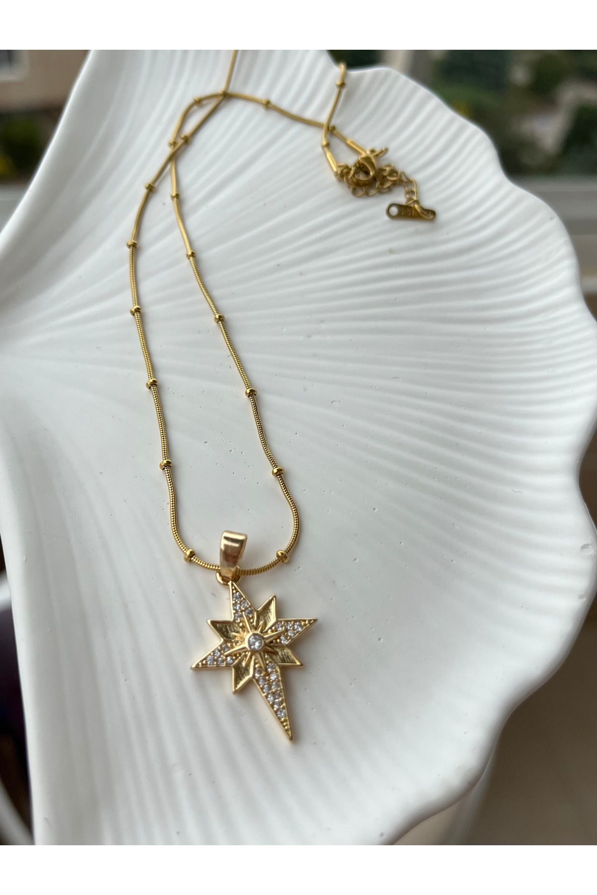 Chanceux Accessories Kutup Yıldızı Çelik Kolye