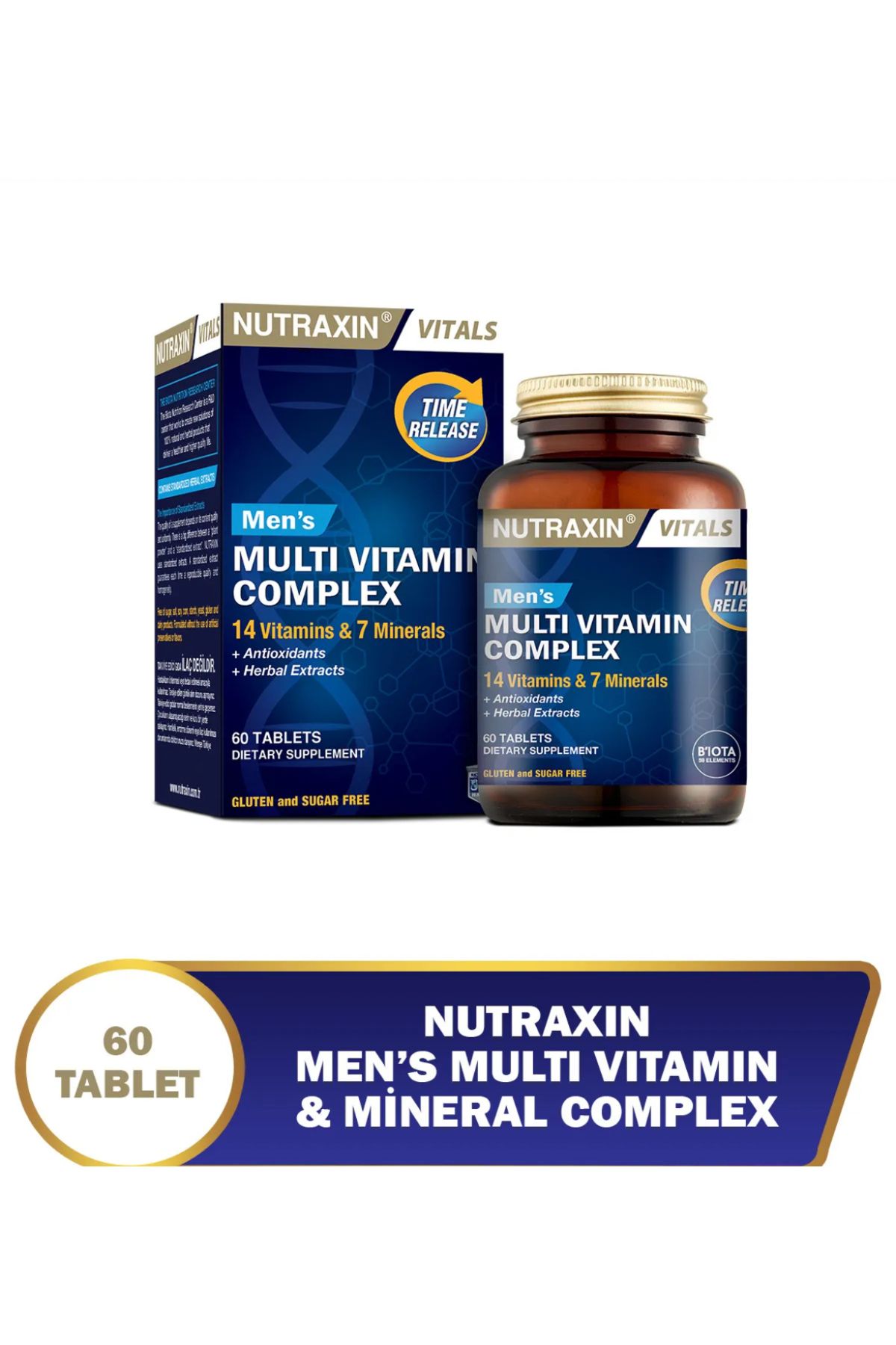 Nutraxin Men's Multi Vitamin Complex 60 Tablet