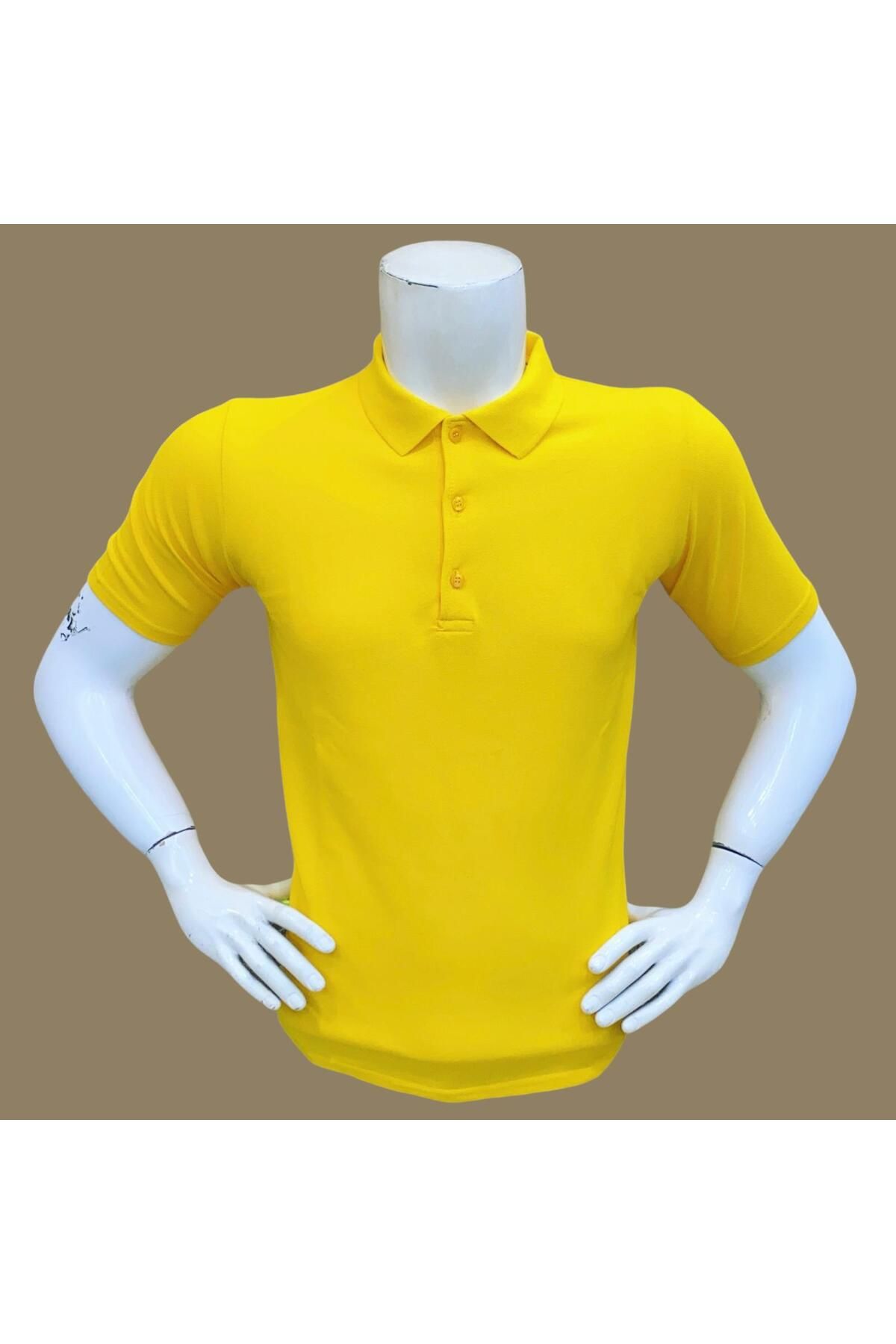 GÖMLEK GALERİSİ Erkek %100 Pamuk Regular Kesim Polo Yaka Yazlık T-Shirt