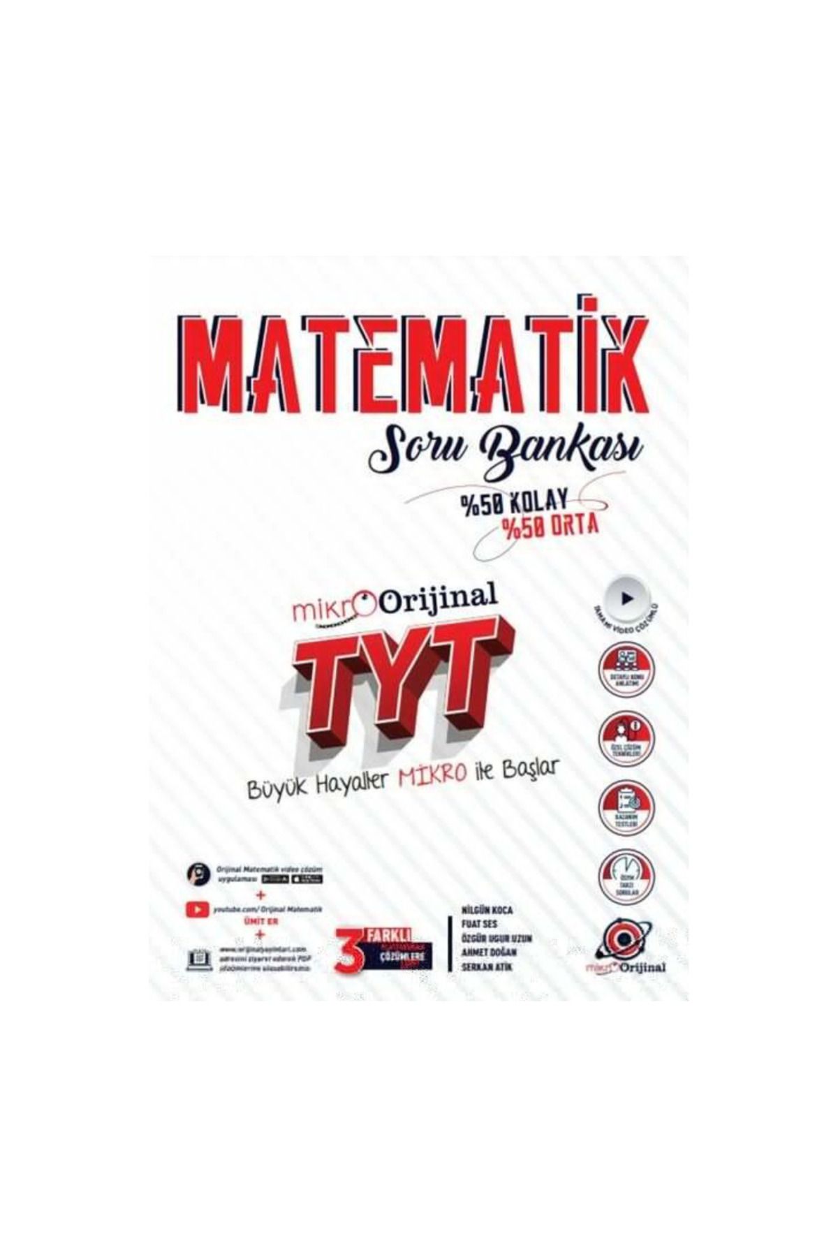 Orijinal Yayınları Orijinal Yayınları TYT Matematik Mikro Soru Bankası