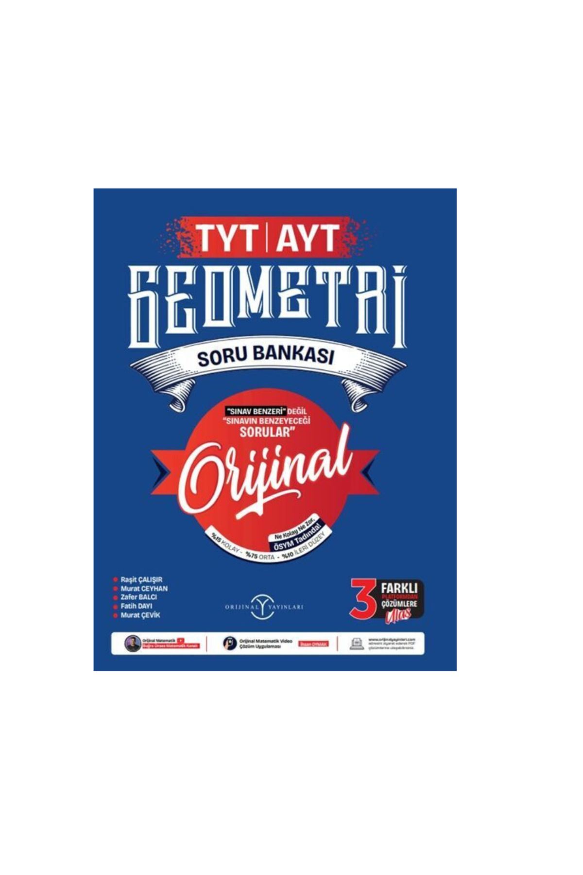 Orijinal Yayınları Orijinal Yayınları TYT AYT Geometri Soru Bankası