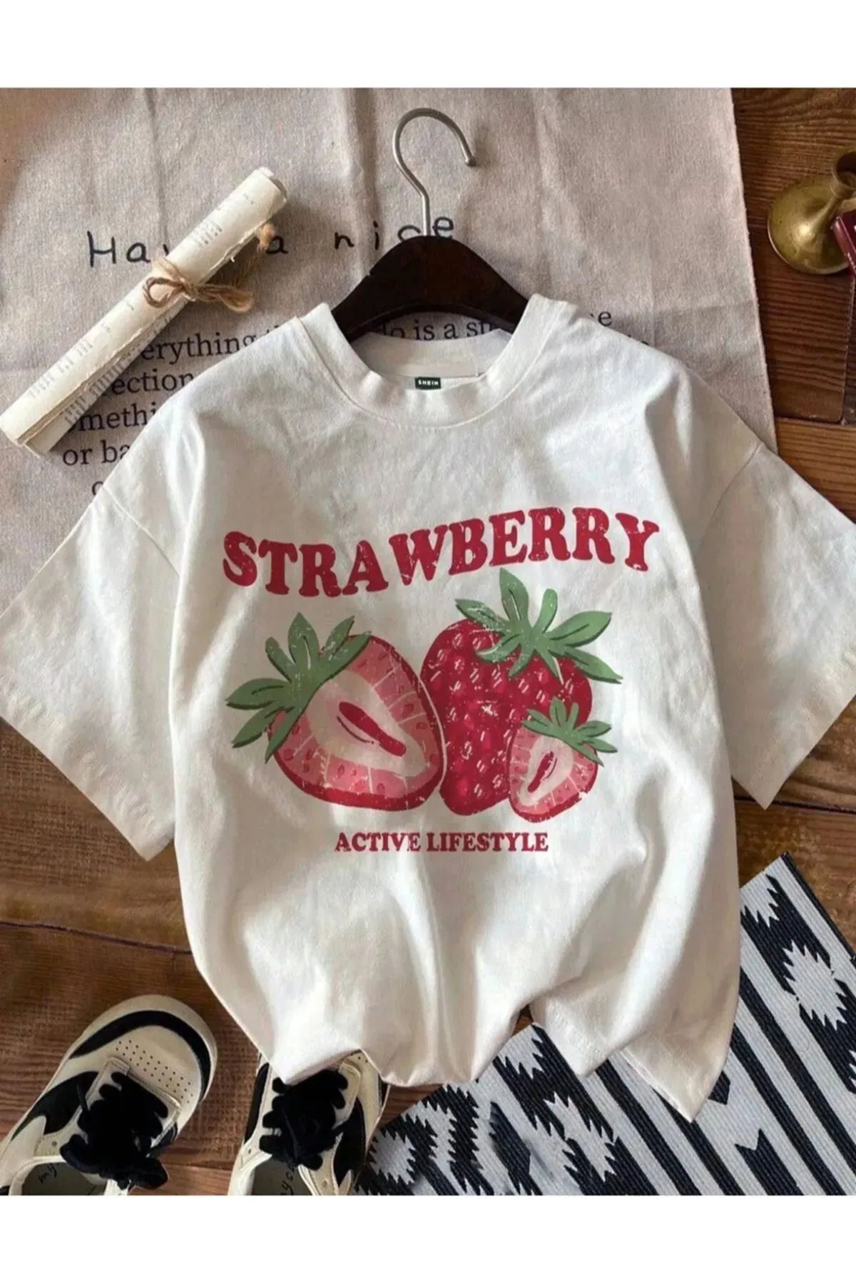 Koklonmoda Büyük Beden Unisex Baskılı Oversize T-Shirt