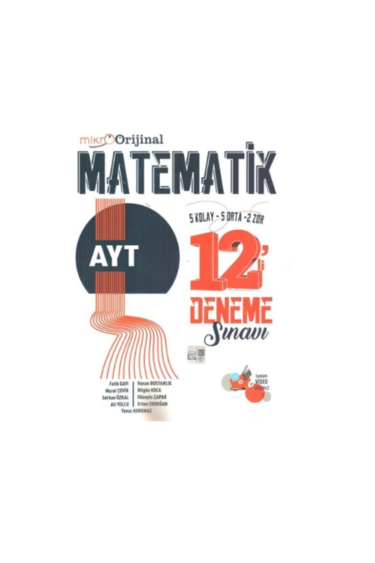 Orijinal Yayınları Orijinal Mikro AYT Matematik 12 li Deneme Sınavı
