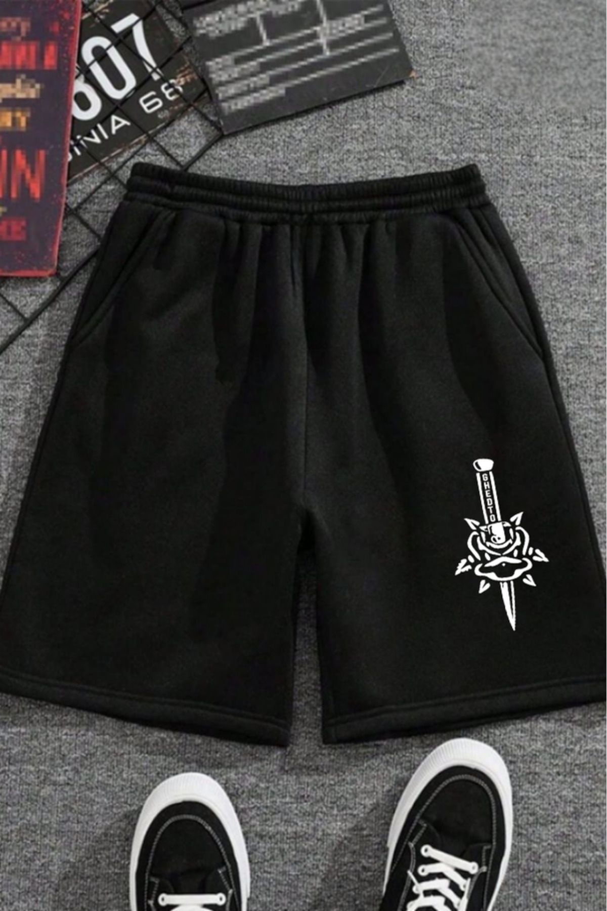 artı4 Baskılı Unisex Şort