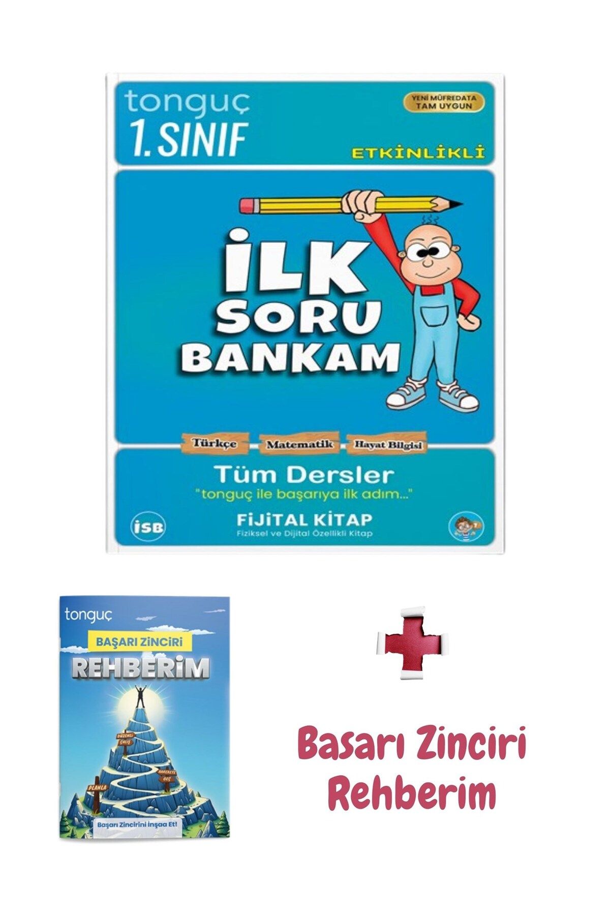 Tonguç Yayınları 1. Sınıf Tüm Dersler Soru Bankası + Başarı Zinciri Rehberim - Tonguç Akademi