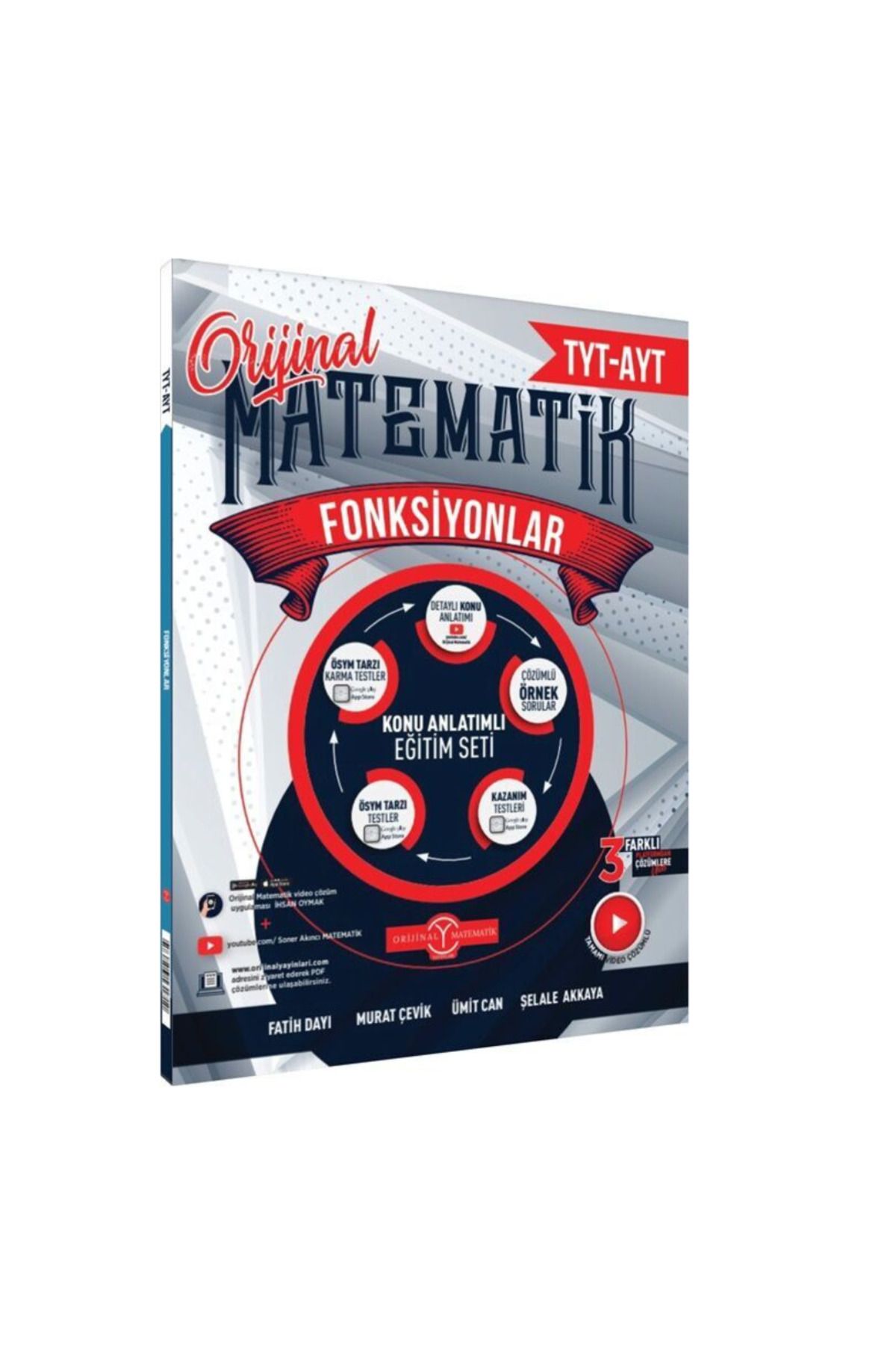 Orijinal Yayınları Orijinal Yayınları TYT AYT Matematik Fonksiyonlar Konu Anlatımlı Eğitim Seti