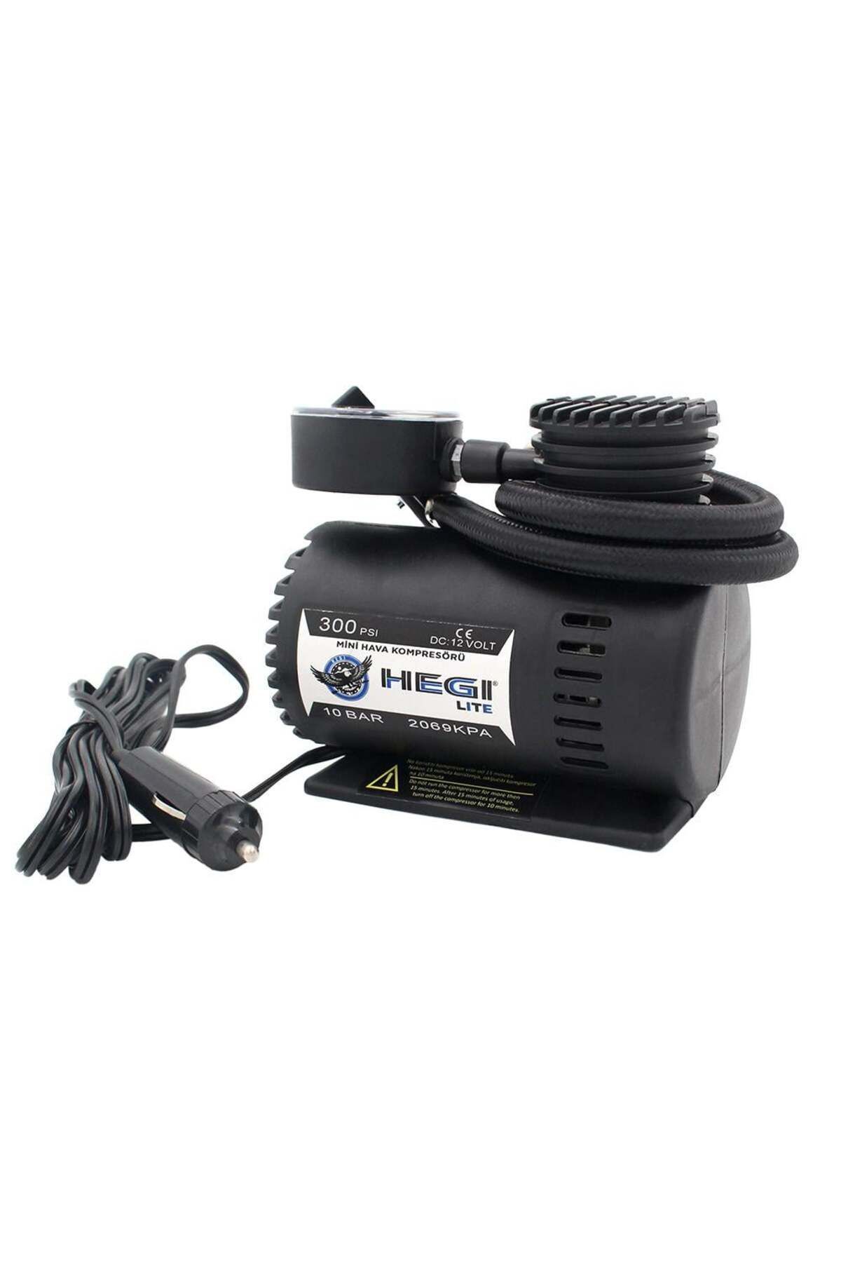 Hegi Lite Çakmaklığa Takılan 12 volt Mini Hava Kompresör