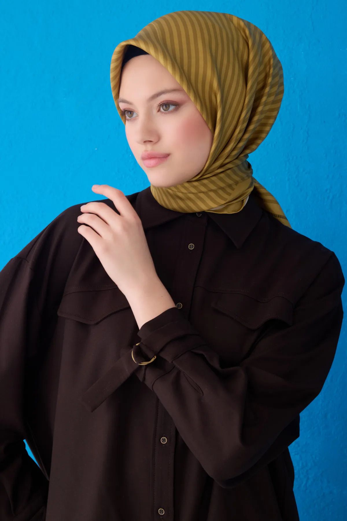 Belli Saf İpek Eşarp 4115D( Sura İpek) -06