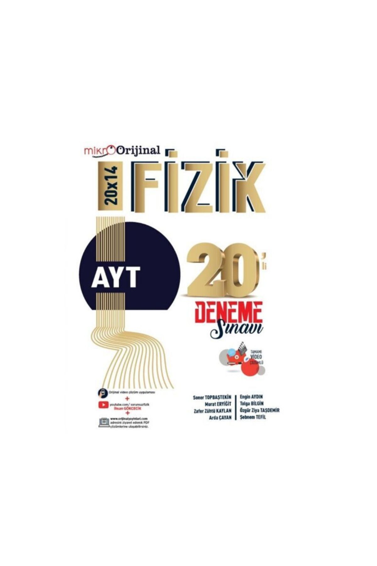 Orijinal Yayınları Orijinal Mikro AYT Fizik 20 lİ Deneme Sınavı