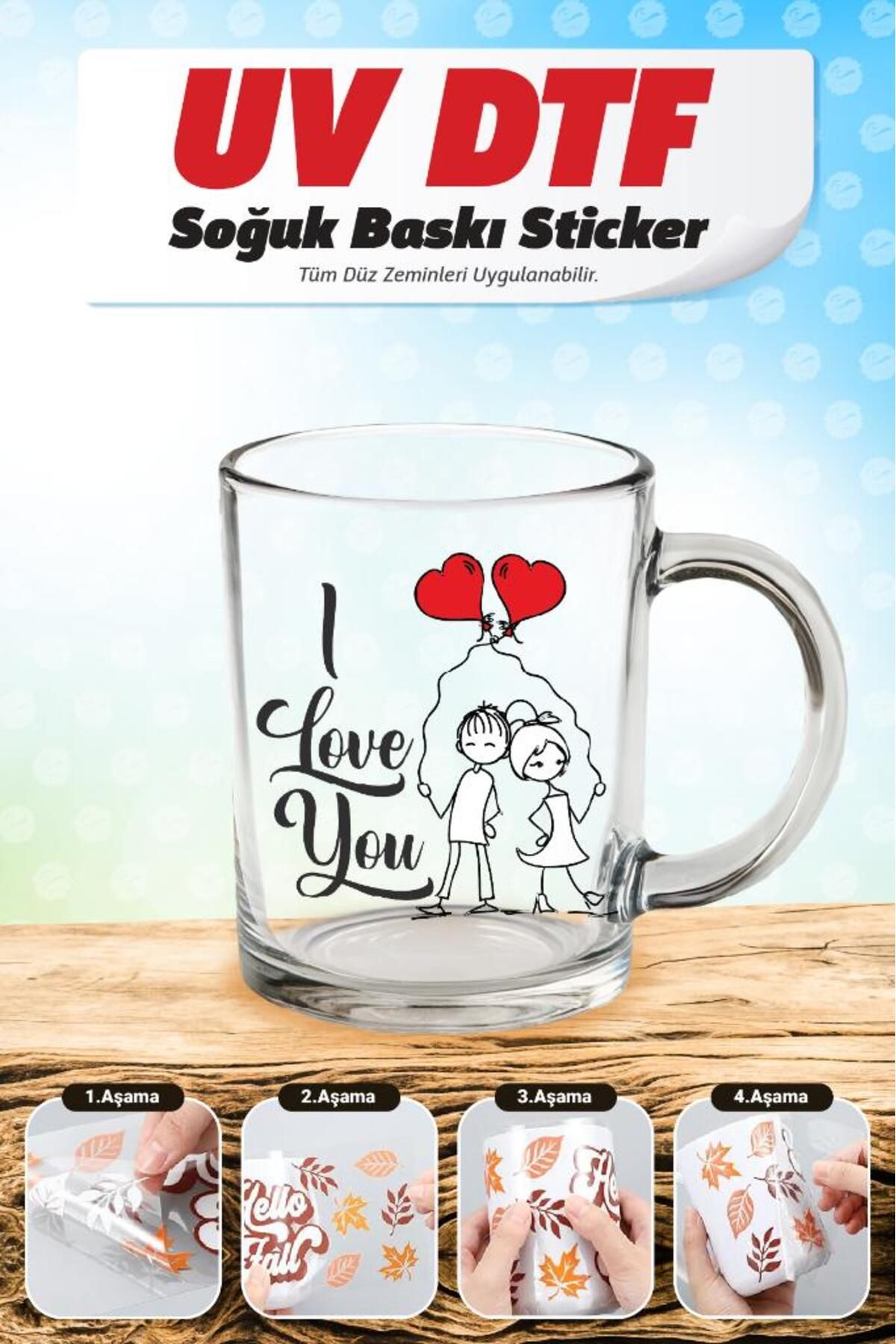 t tuğset etiket Desenli Kupa Bardak Sarma Transfer Etiketi (Laptop Tablet Bavul Cam Duvar) Kabartma Sticker Çıkartm