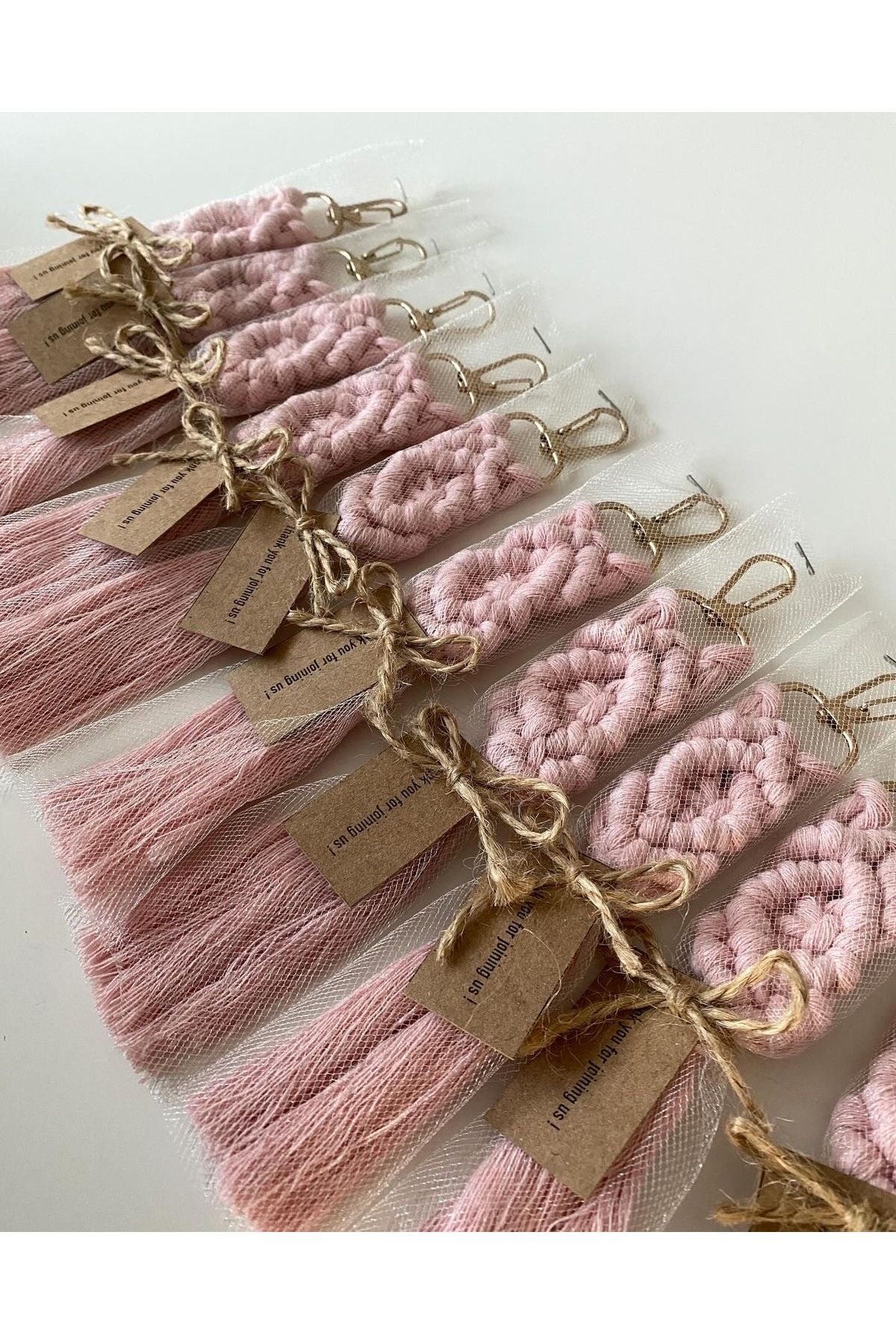 Larmina Decoration 25 Adet Makrome Anahtarlık