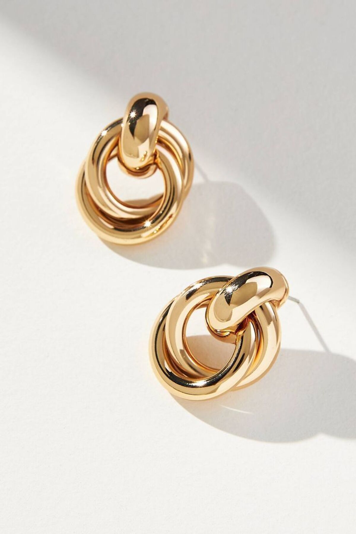HISCOSMETIC-Women's Nested Ring Trend Gold - Gold Earrings 3