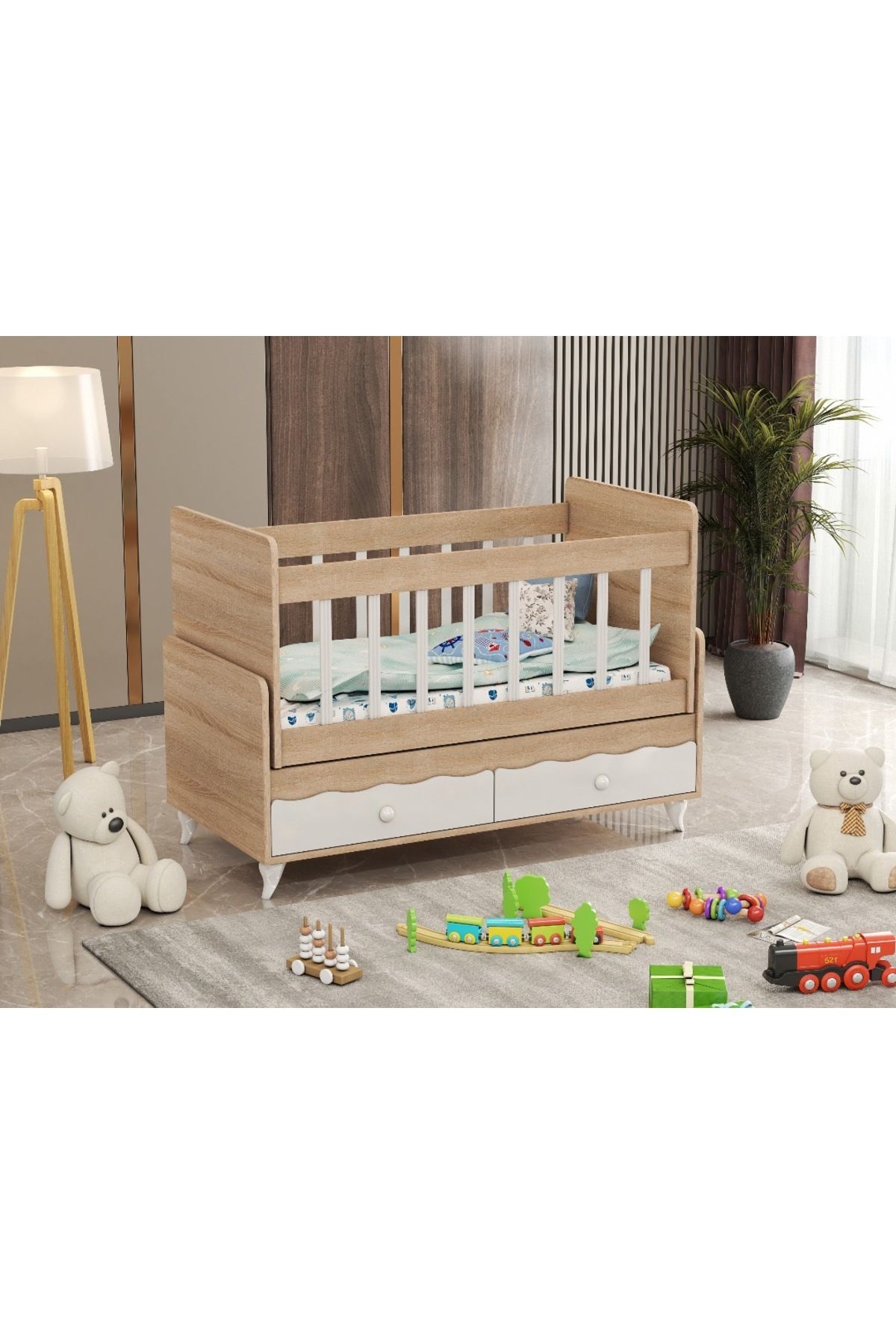 BANANA BABY KİDDY ANNEYANI SALLANIR SABİTLENEBİLİR 60*120 Beşik