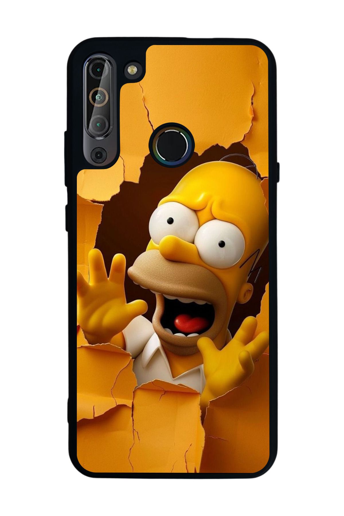 CASPER Via X20 Uyumlu Mat Siyah Kılıf – Yumuşak Silikon, Koruyucu, Şok Emici Kapak