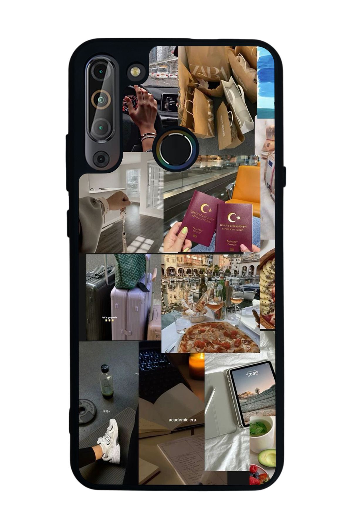 CASPER Via X20 Uyumlu Mat Siyah Kılıf – Yumuşak Silikon, Koruyucu, Şok Emici Kapak