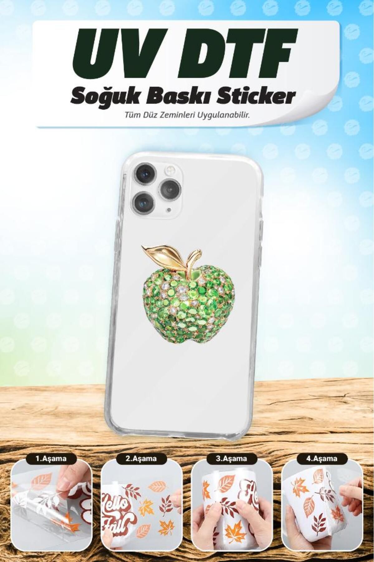 t tuğset etiket Desenli Transfer Etiketi (Laptop Tablet Telefon Bilgisayar Bavul Cam Duvar) Kabartma Sticker Çıkart