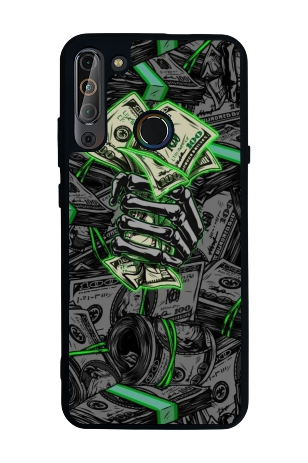 CASPER Via X20 Uyumlu Mat Siyah Kılıf – Yumuşak Silikon, Koruyucu, Şok Emici Kapak