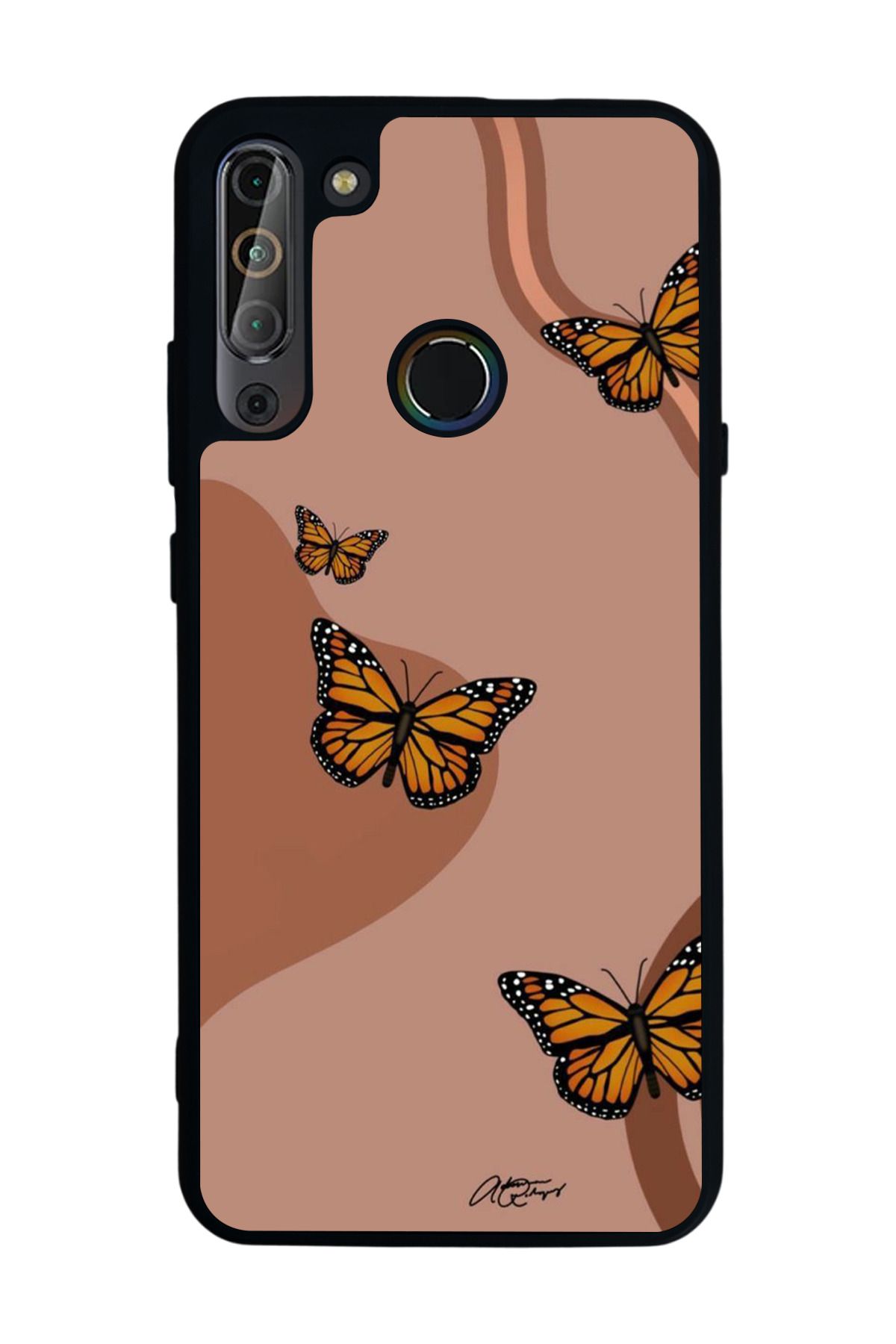 CASPER Via X20 Uyumlu Mat Siyah Kılıf – Yumuşak Silikon, Koruyucu, Şok Emici Kapak