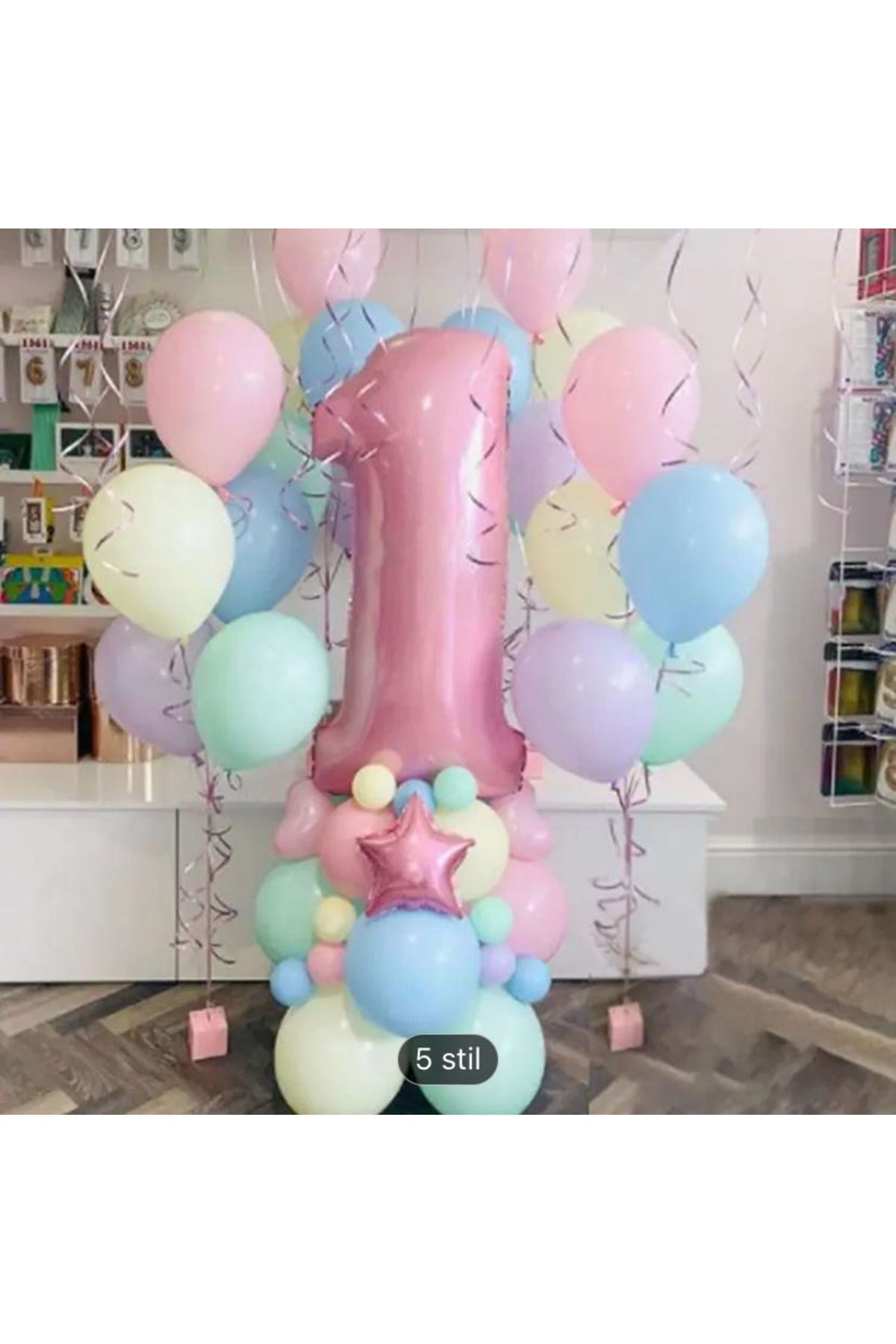 KARNAVAL DÜNYASI 1 YAŞ DOĞUM GÜNÜ BALON SETİ