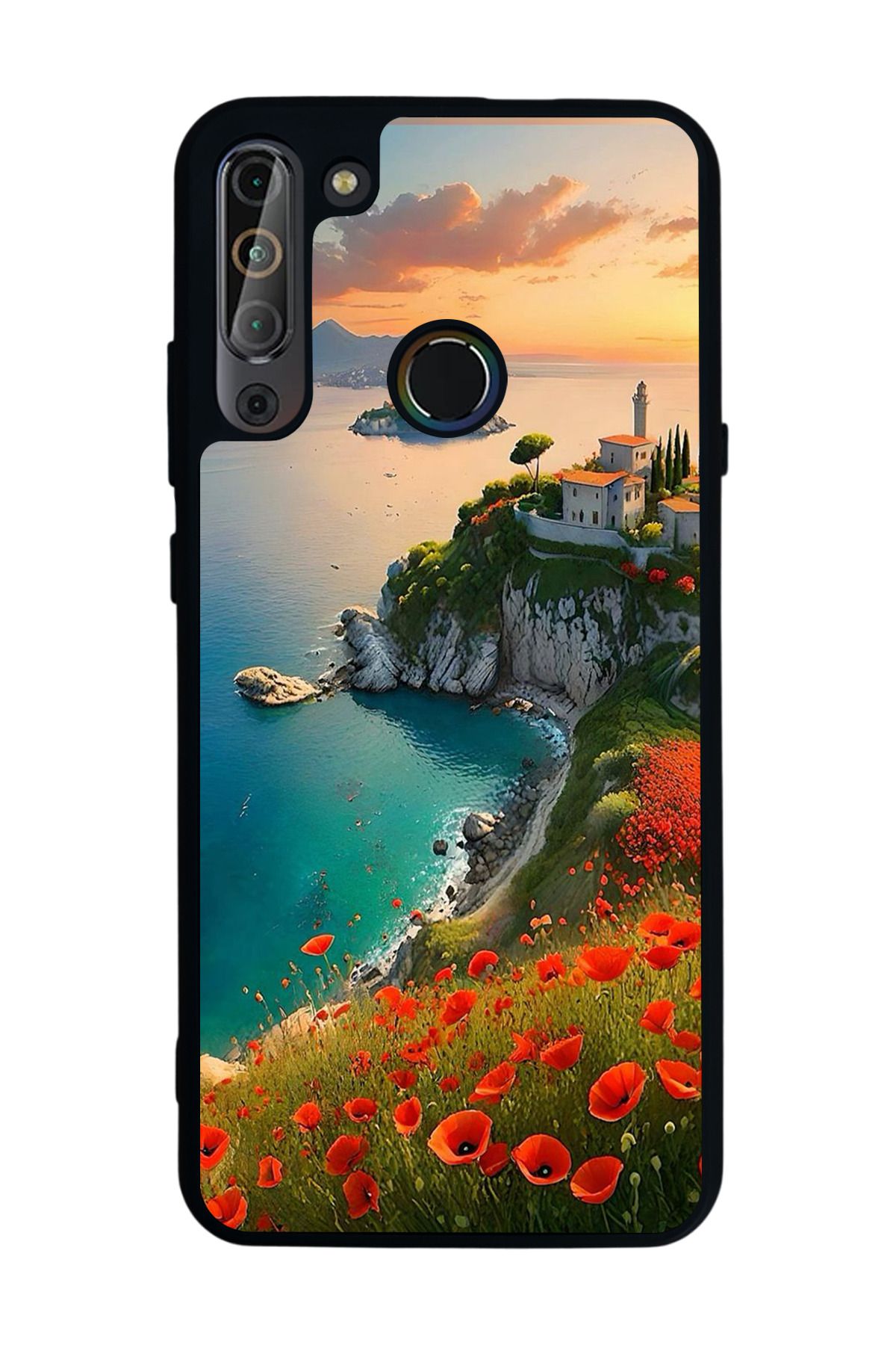 CASPER Via X20 Uyumlu Mat Siyah Kılıf – Yumuşak Silikon, Koruyucu, Şok Emici Kapak