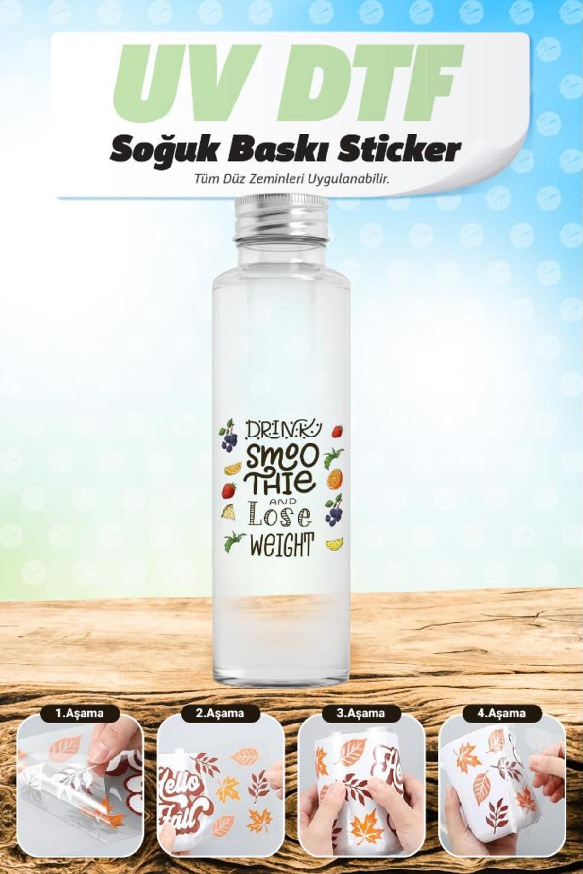 t tuğset etiket Desenli Su Bardak Sarma Transfer Etiketi (Laptop Tablet Bavul Cam Duvar) Kabartma Sticker Çıkartma