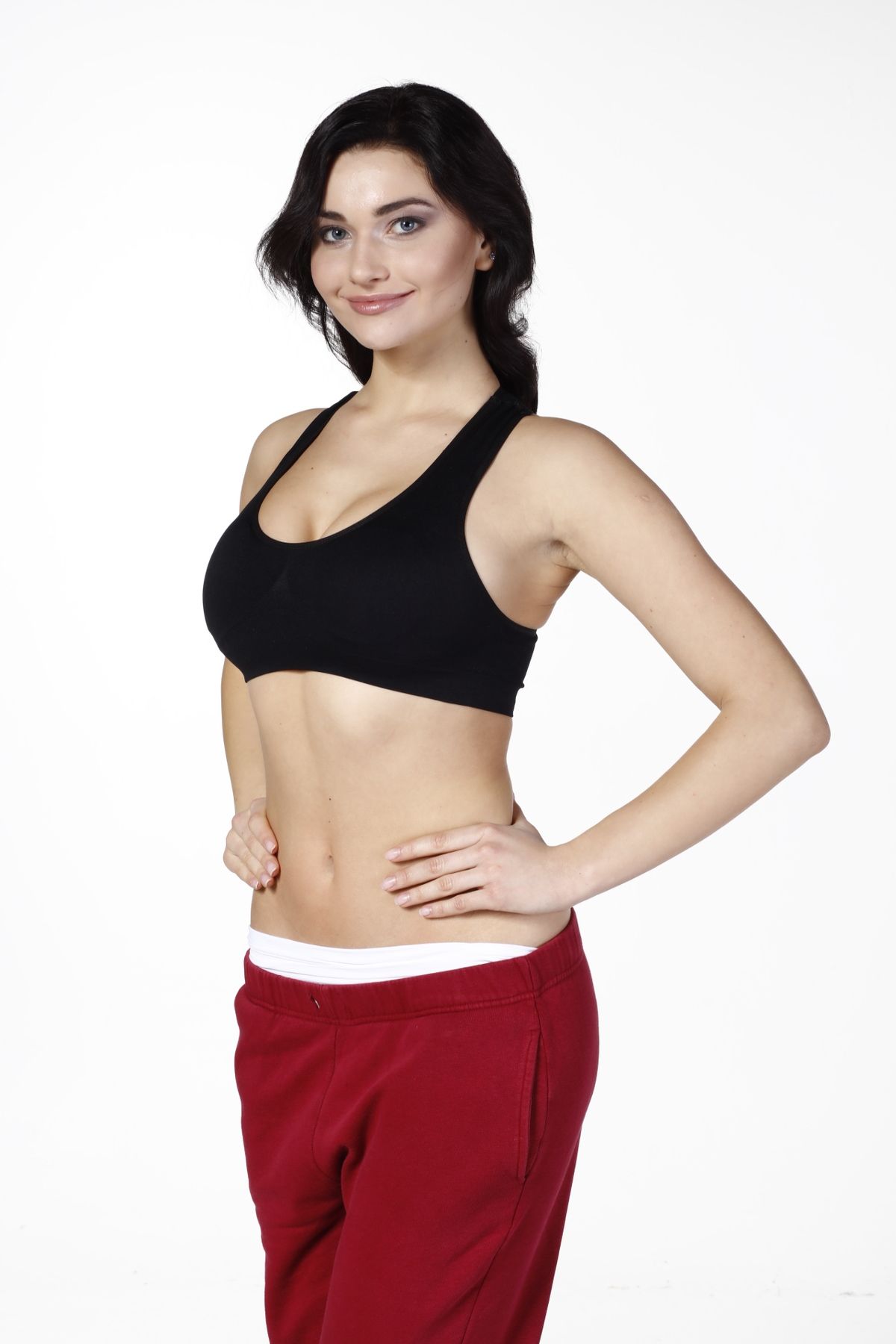 bazaar-turkey all you need Kalın Askılı Pedli Sporcu Büstiyer Korse 5322 Siyah