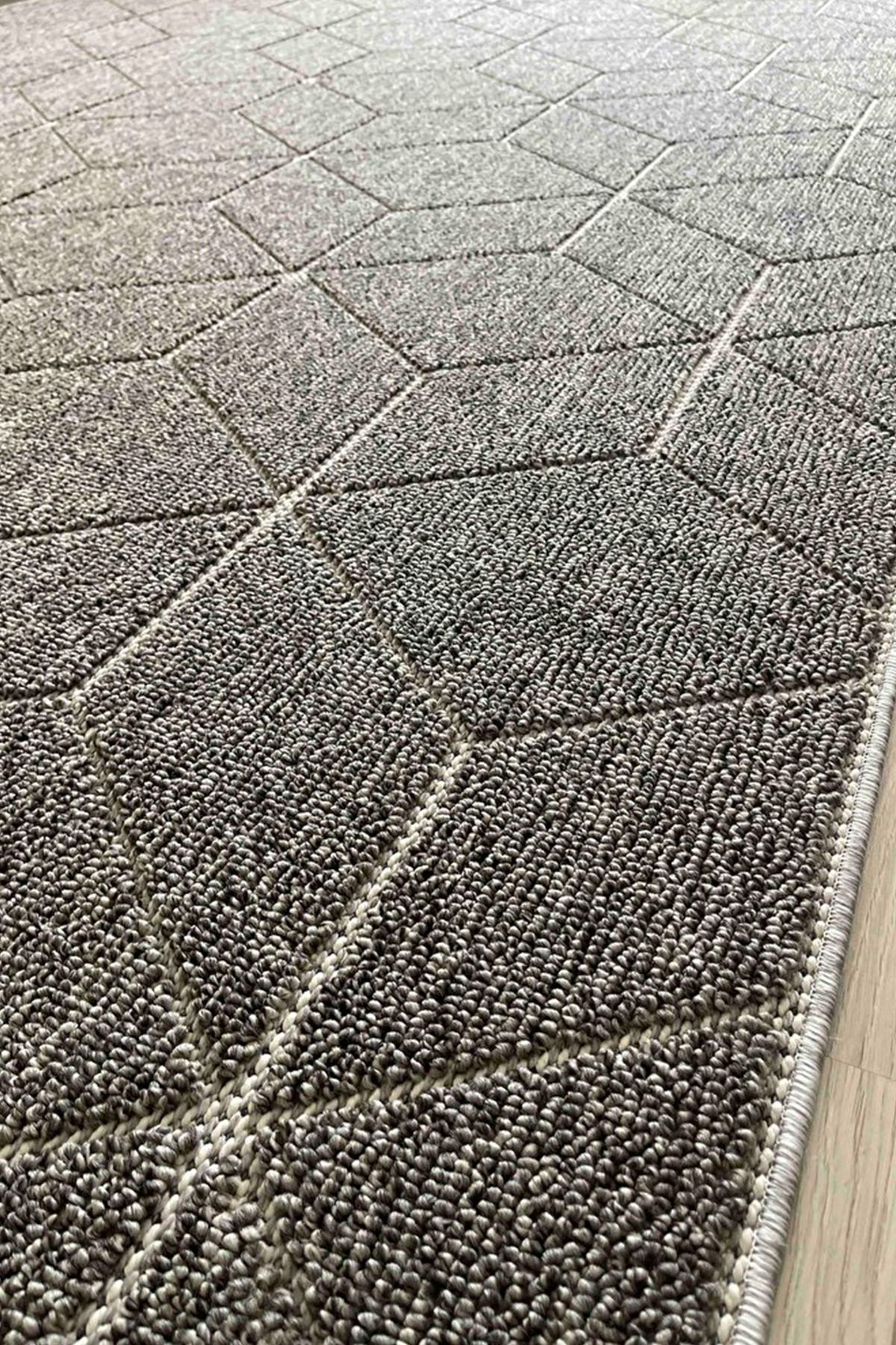 Has Halı Mistral 1408 Gri - Salon, Koridor (Yolluk), Mutfak, Antre, Yatak ve Oturma Odası Halısı