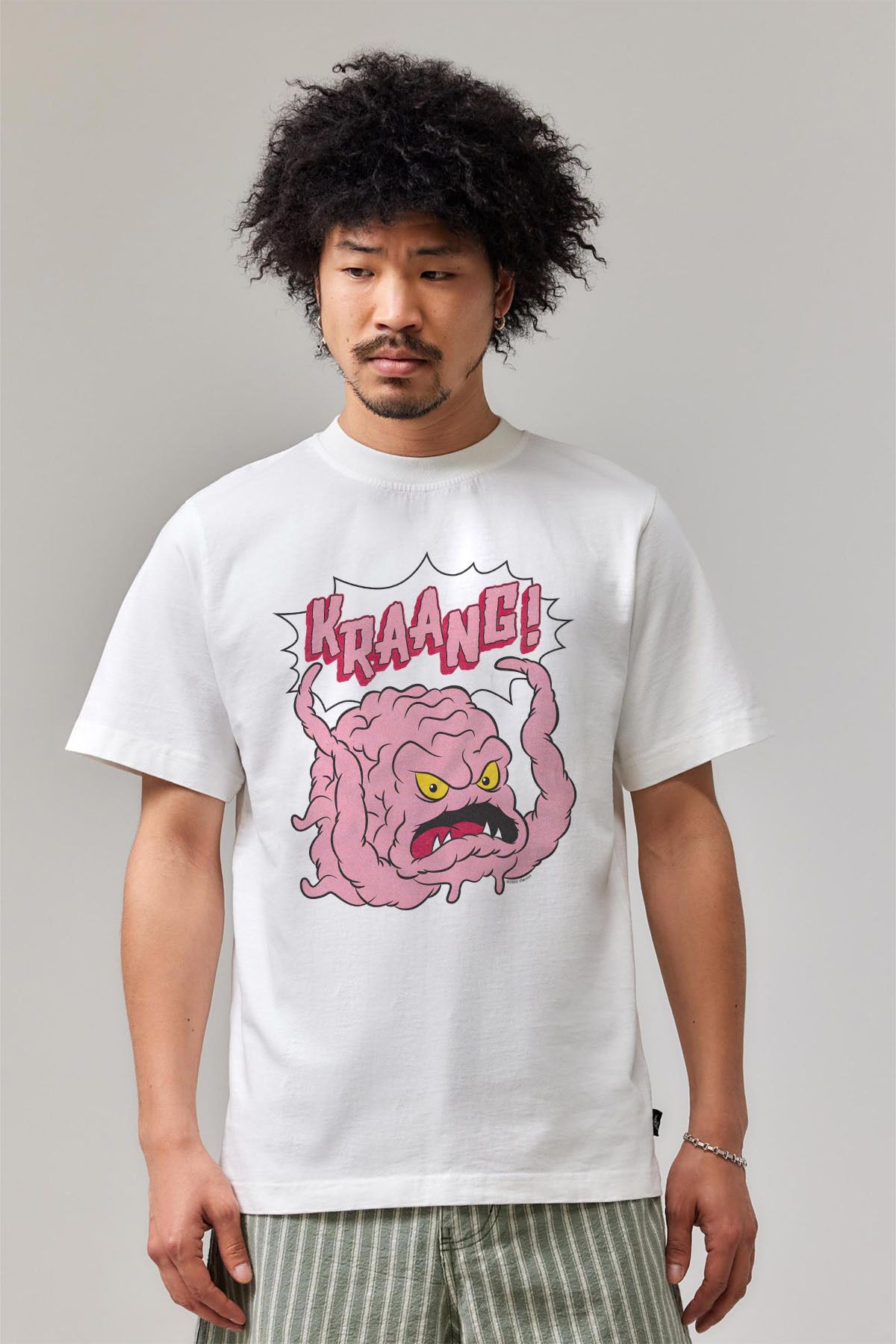 Tee&more. Unisex Regular Fit TMNT Krang Baskılı Premium T-shirt