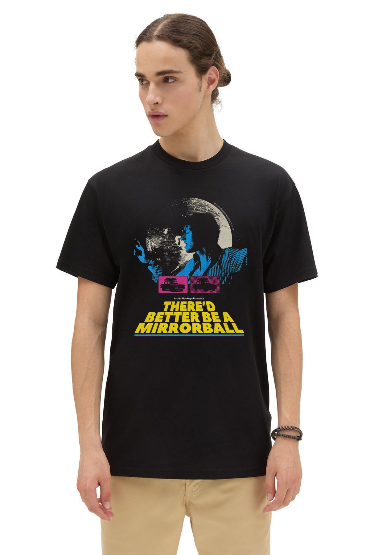 Tee&more. Unisex Regular Fit Arctic Monkeys There'd Better Be a Mirrorball Baskılı Premium T-shirt