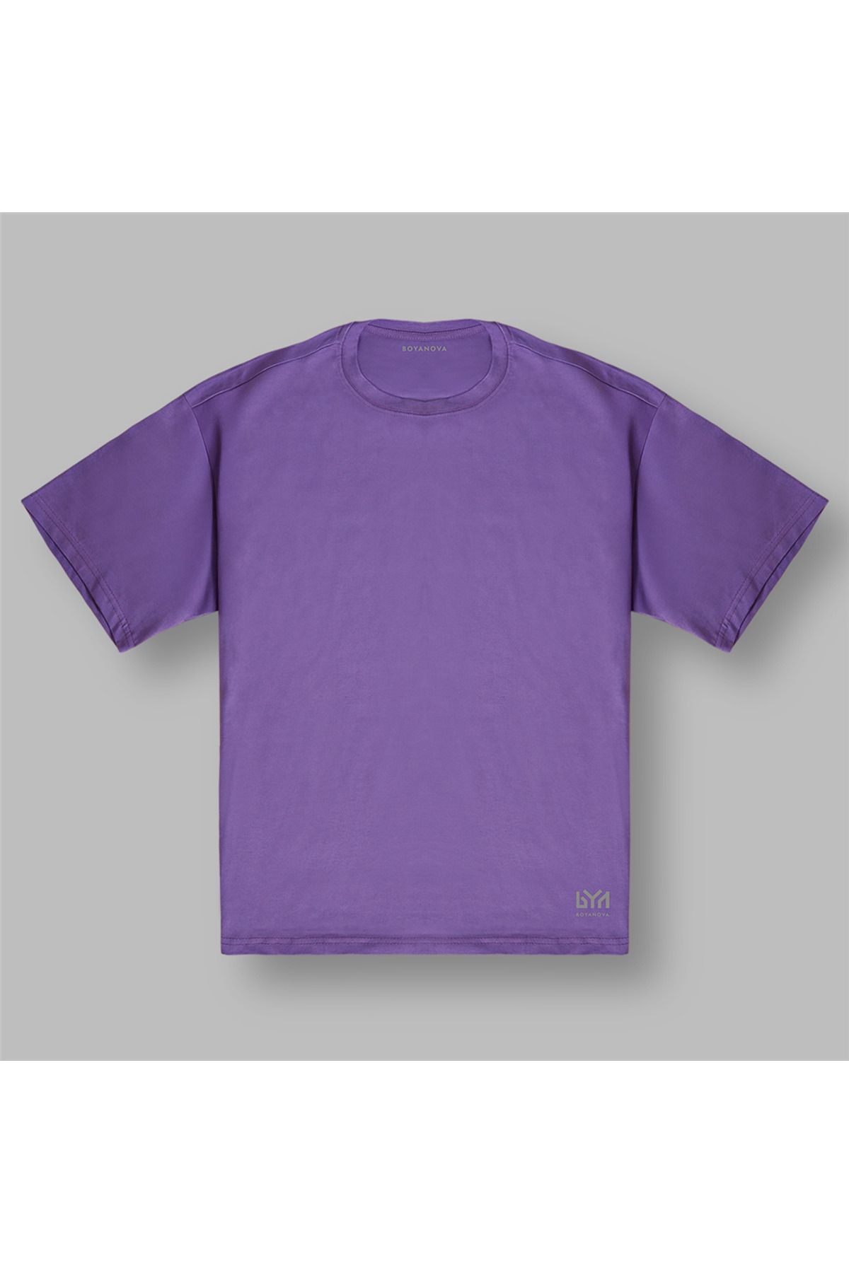 BOYANOVA Oversize Mor T-Shirt