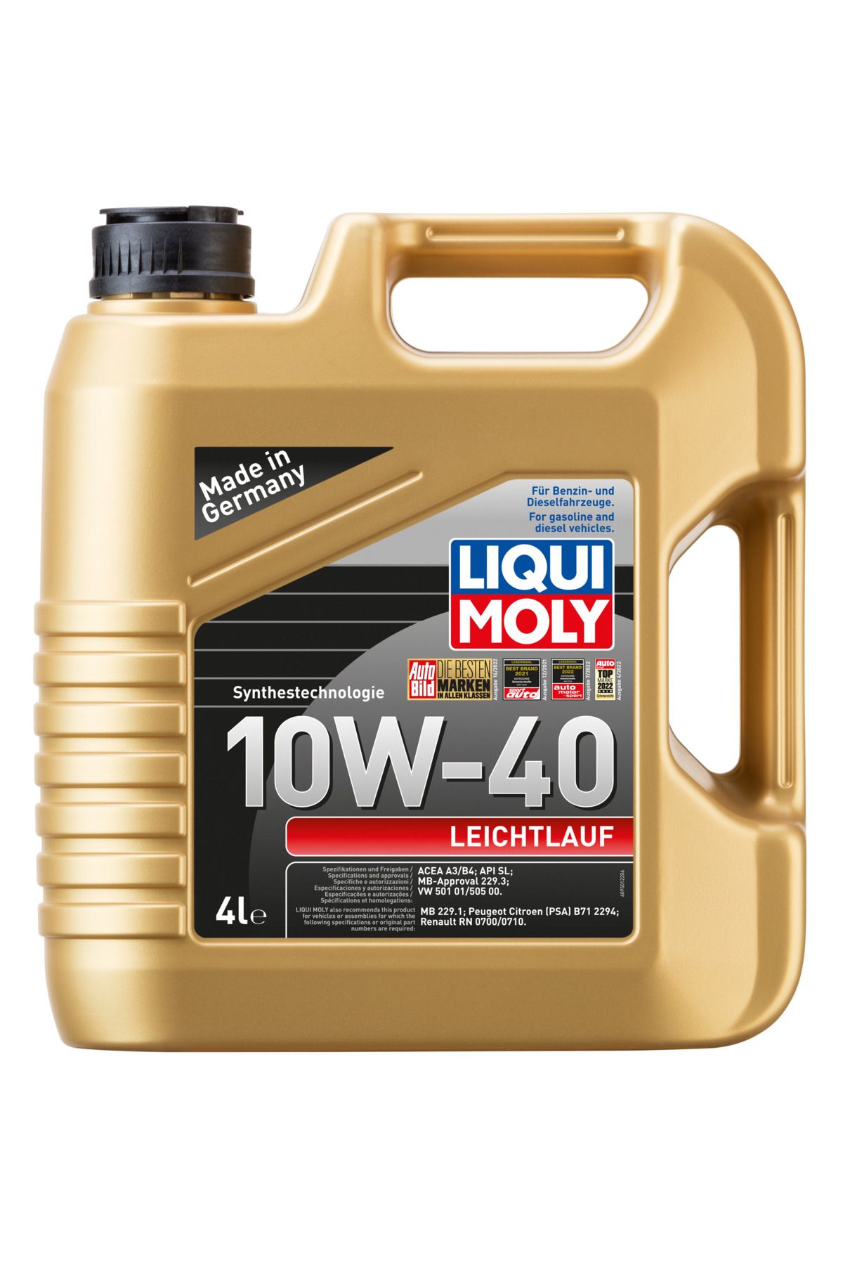 Liqui Moly Leichtlauf 10W-40 (4 Litre) Yeni Üretim Tarihli