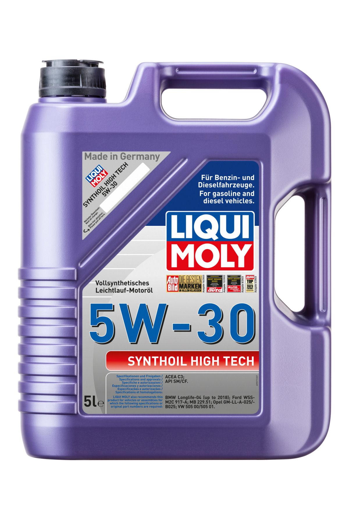 Liqui Moly Synthoil High Tech 5W-30 (5 Litre) Yeni Üretim Tarihli