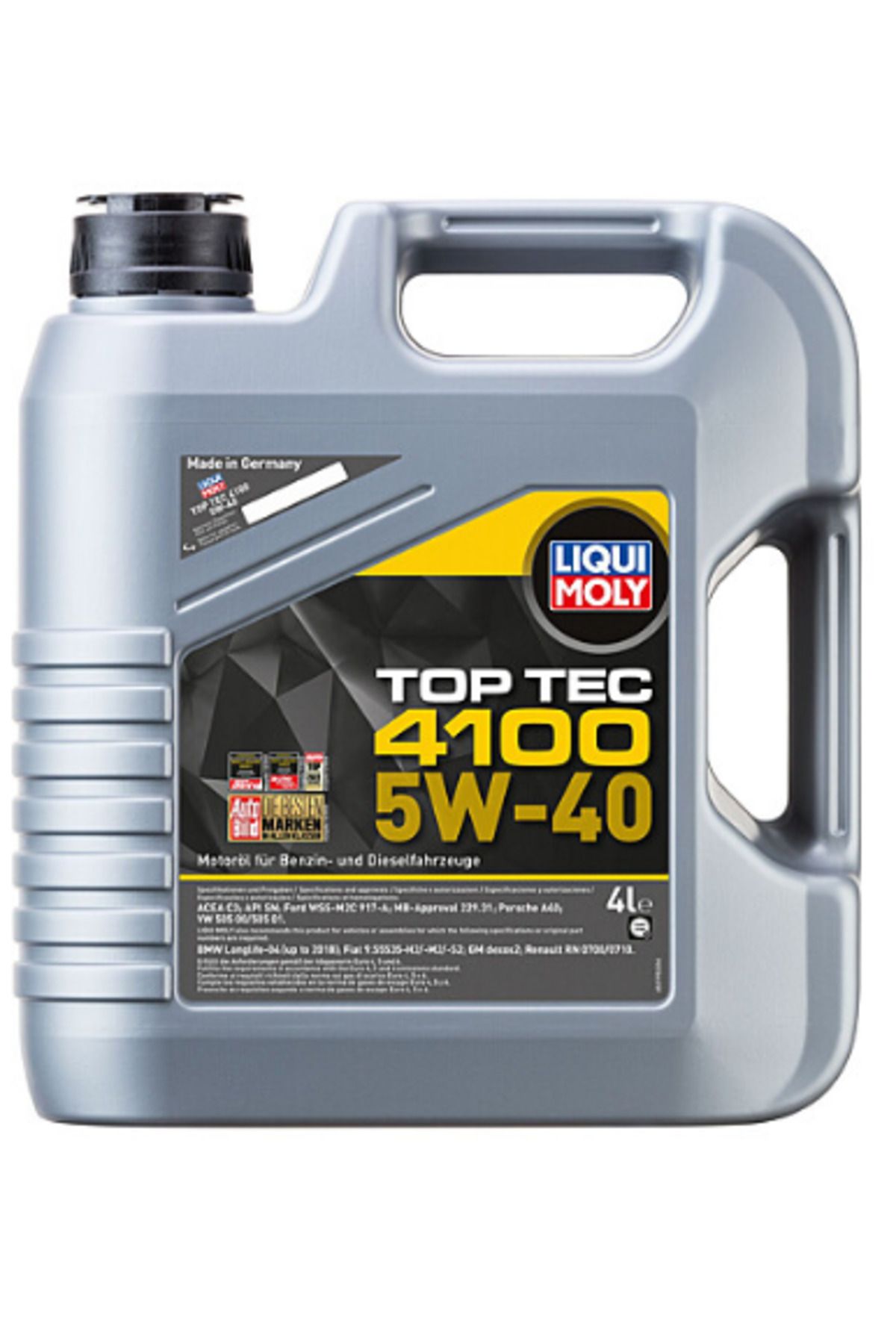 Liqui Moly Top Tec 4100 5W-40 (4 Litre) Yeni Üretim Tarihli
