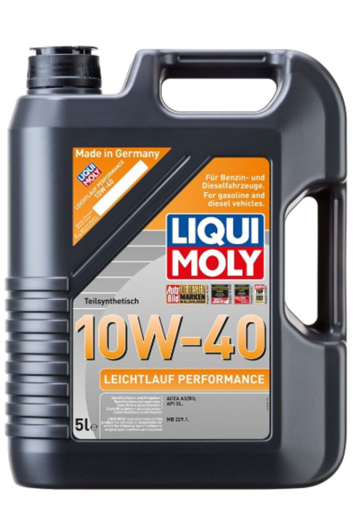 Liqui Moly Leichtlauf Performance 10W-40 (5 Litre) Yeni Üretim Tarihli
