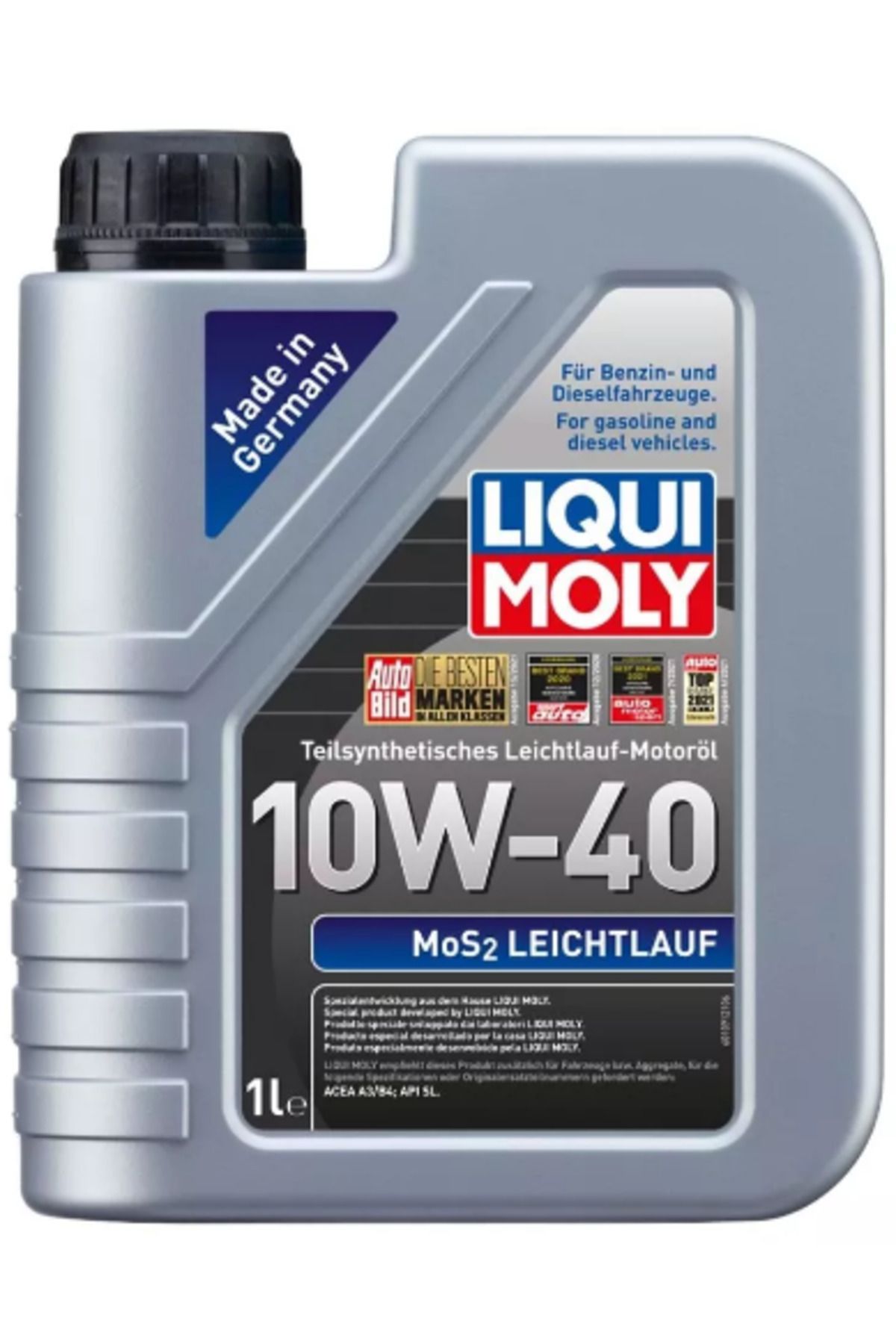 Liqui Moly Mos2 Leichtlauf 10W-40 (1 Litre) Yeni Üretim Tarihli