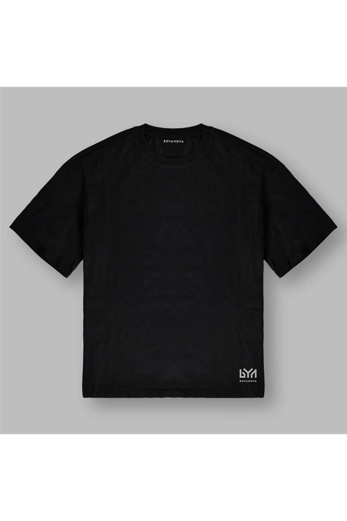 BOYANOVA Oversize Siyah T-Shirt