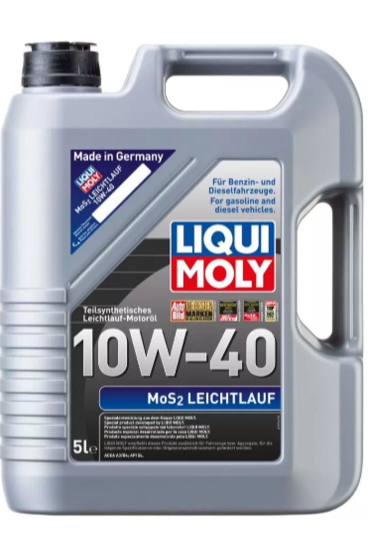 Liqui Moly Mos2 Leichtlauf 10W 40 (5 Litre) Yeni Üretim Tarihli